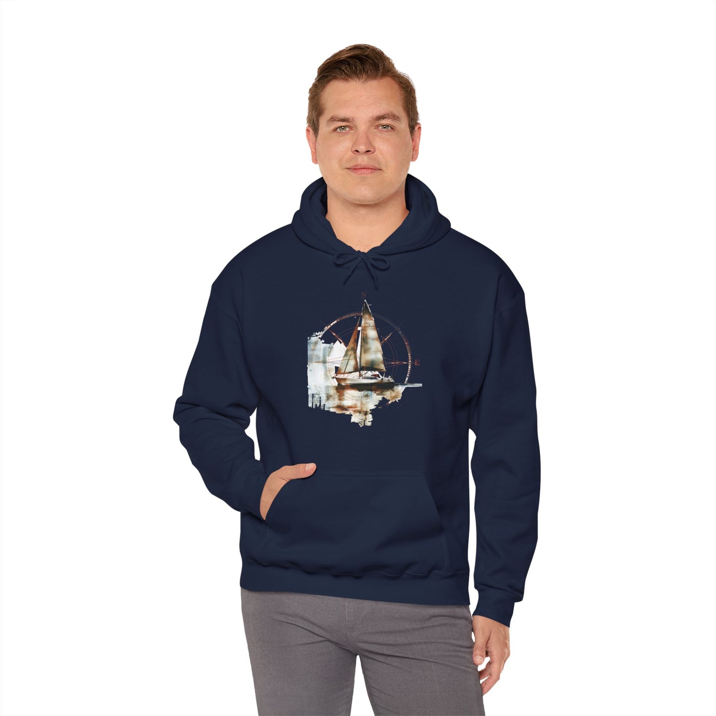 Sailing - Unisex Heavy Blend™ Hooded Sweatshirt