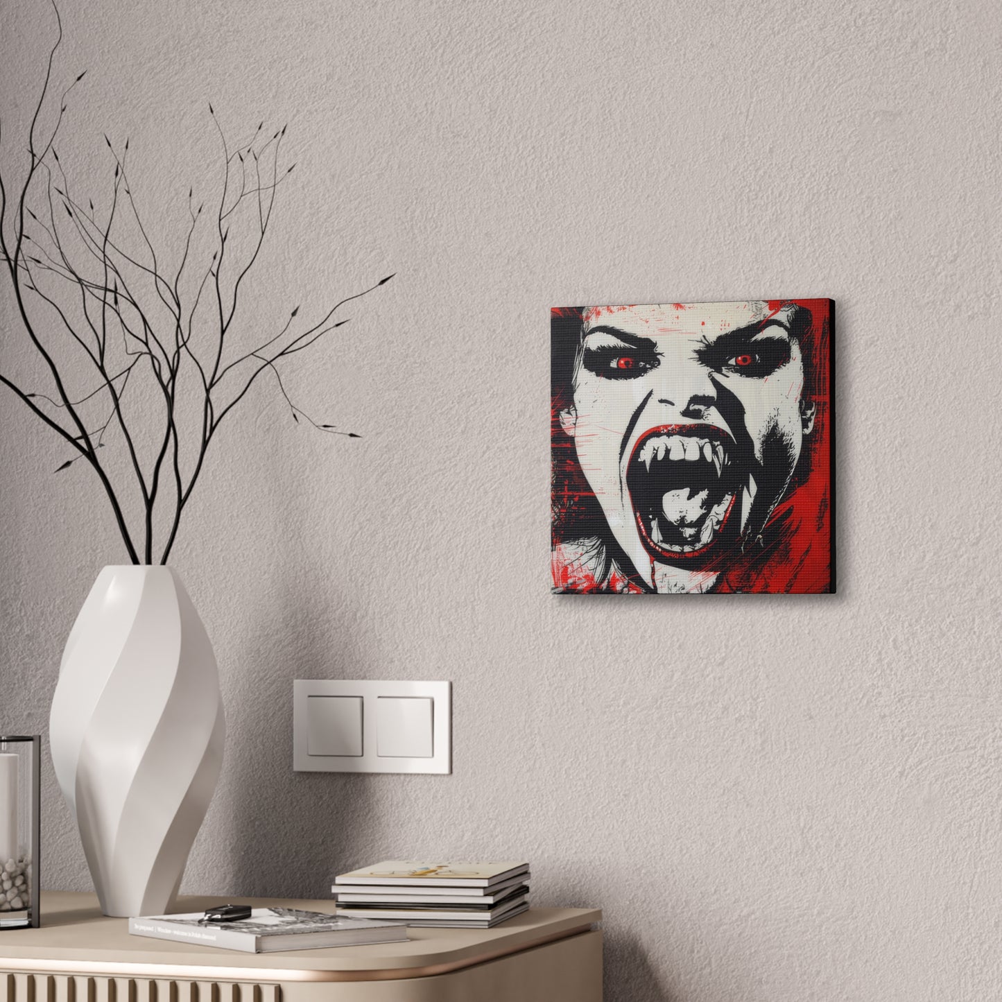 Vampire - Canvas Stretched, 0.75"