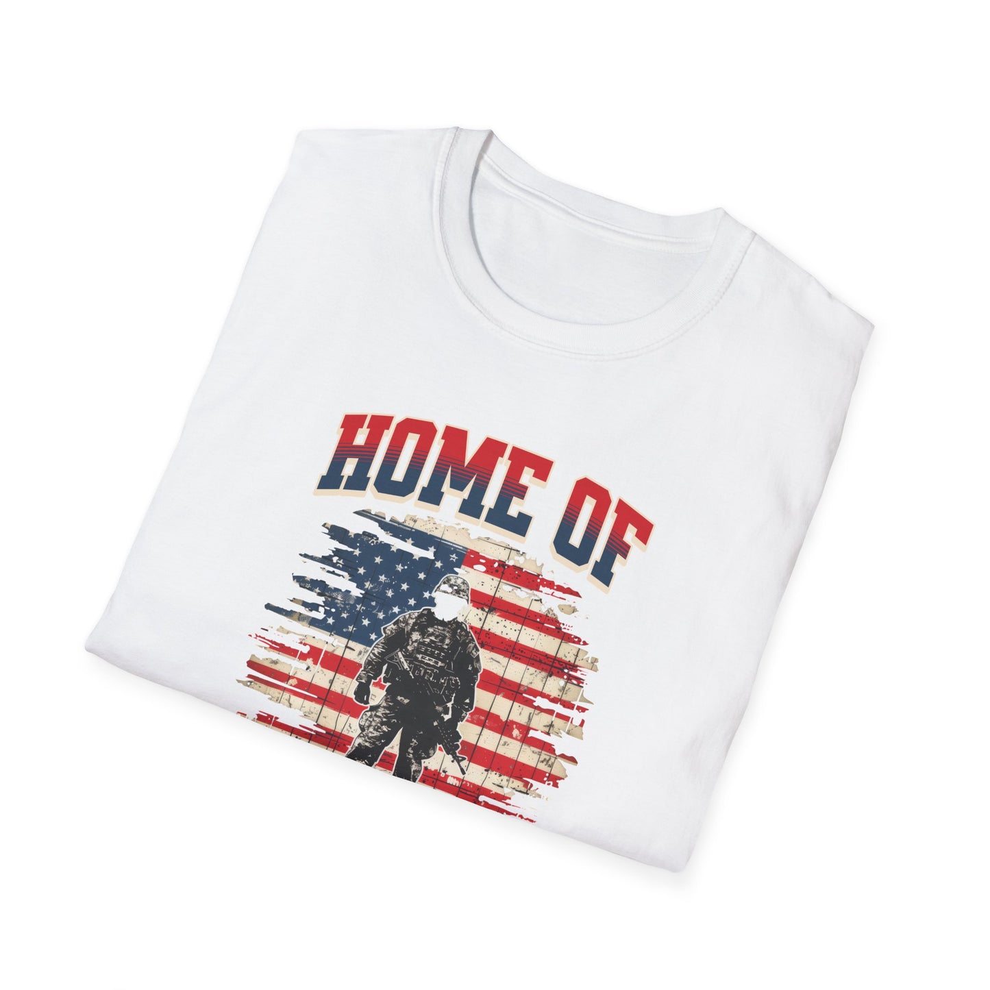 Home of the Brave - Unisex Softstyle T-Shirt