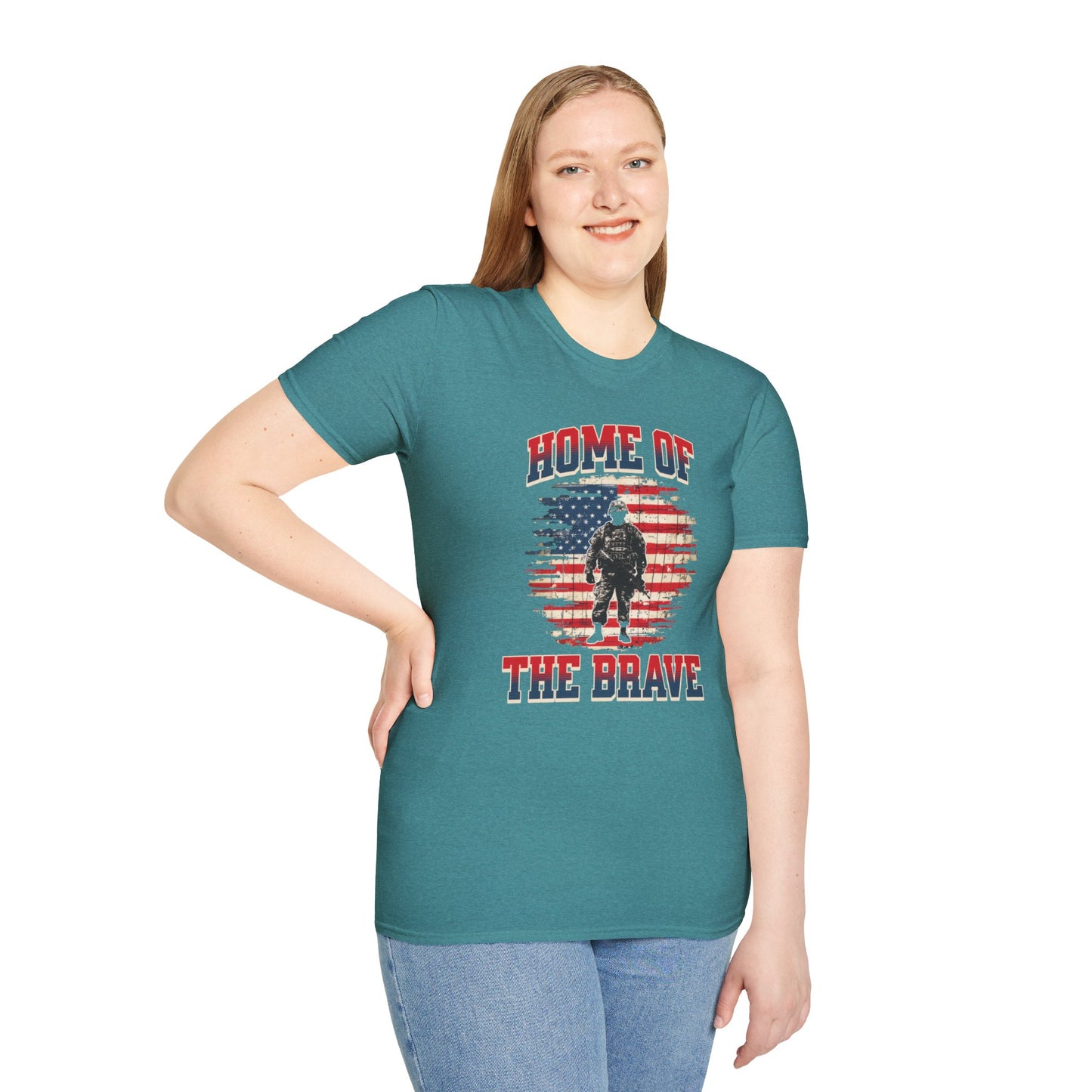 Home of the Brave - Unisex Softstyle T-Shirt