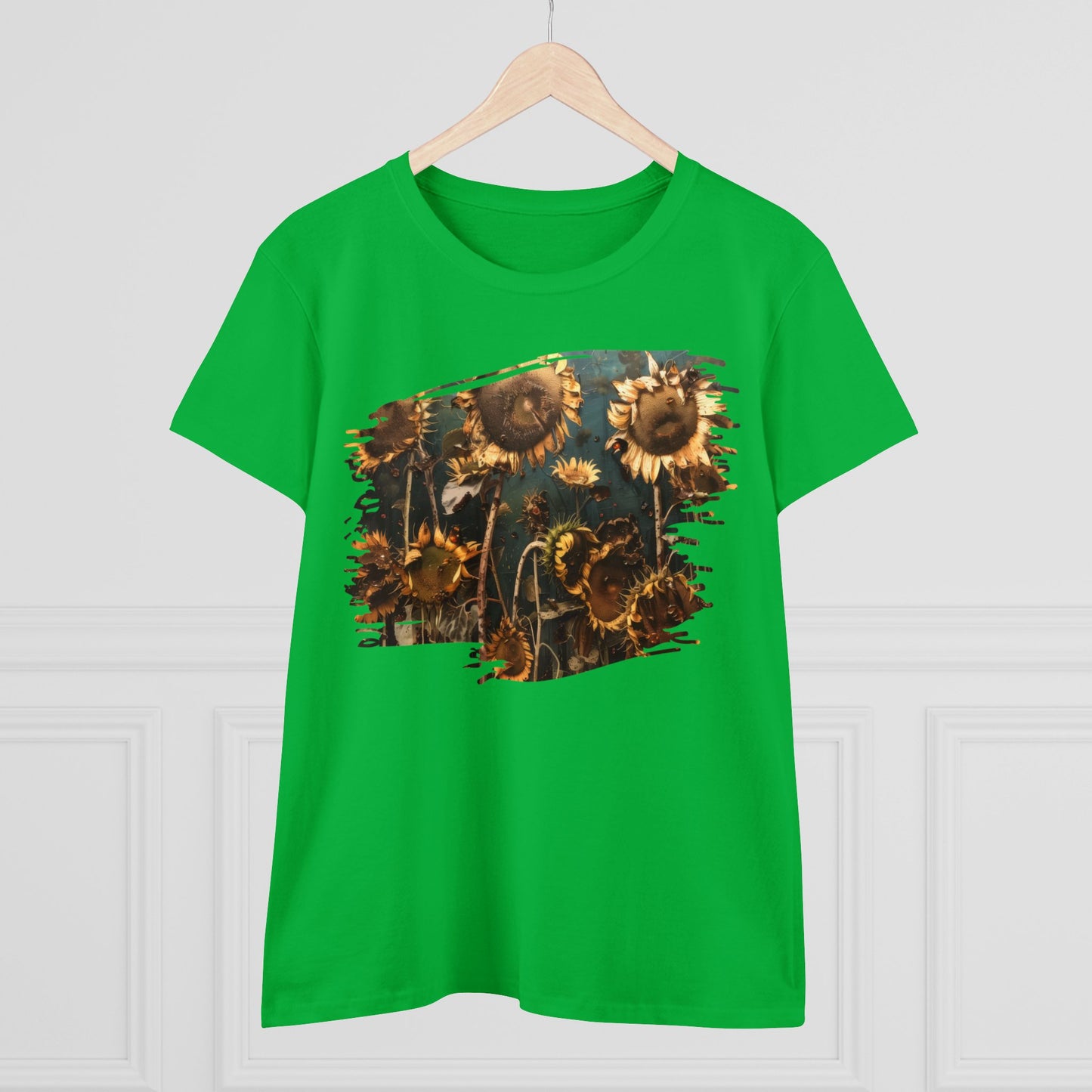 Sunflowers Wilting - Women's Midweight Cotton Tee