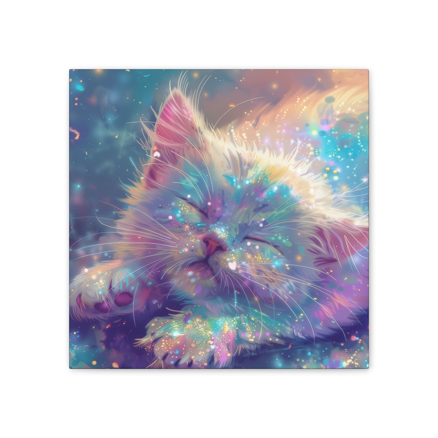 Sparkly Kitties - Canvas Stretched, 0.75"