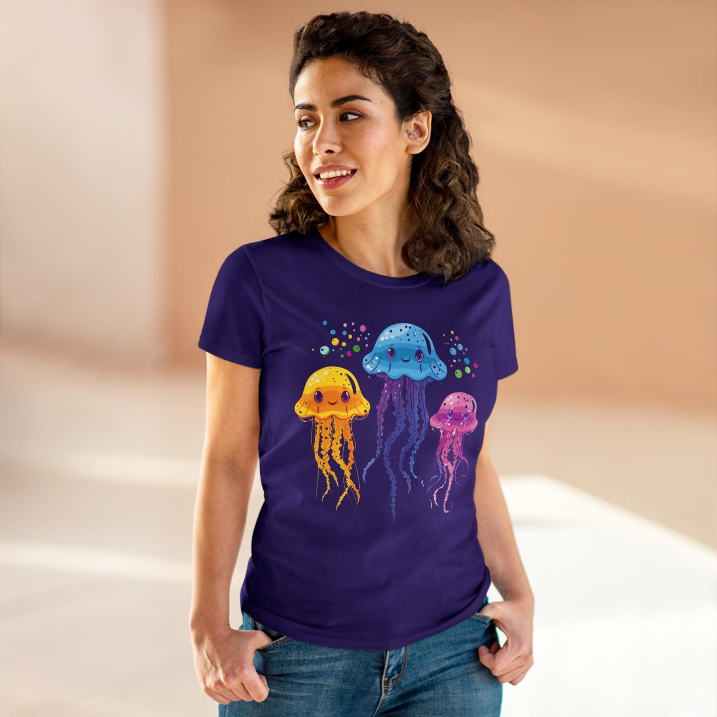 Jellyfish - Women's Midweight Cotton Tee