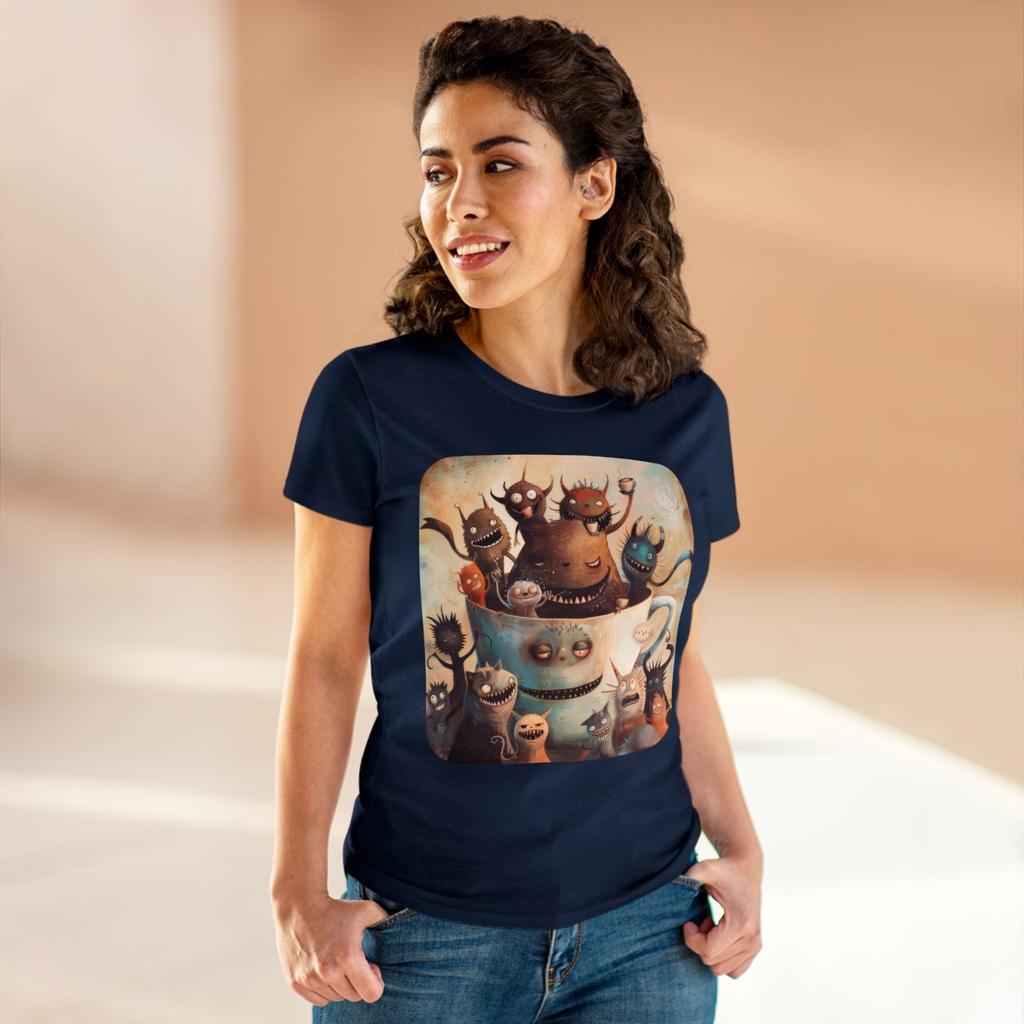 Coffee Critters - Women's Midweight Cotton Tee