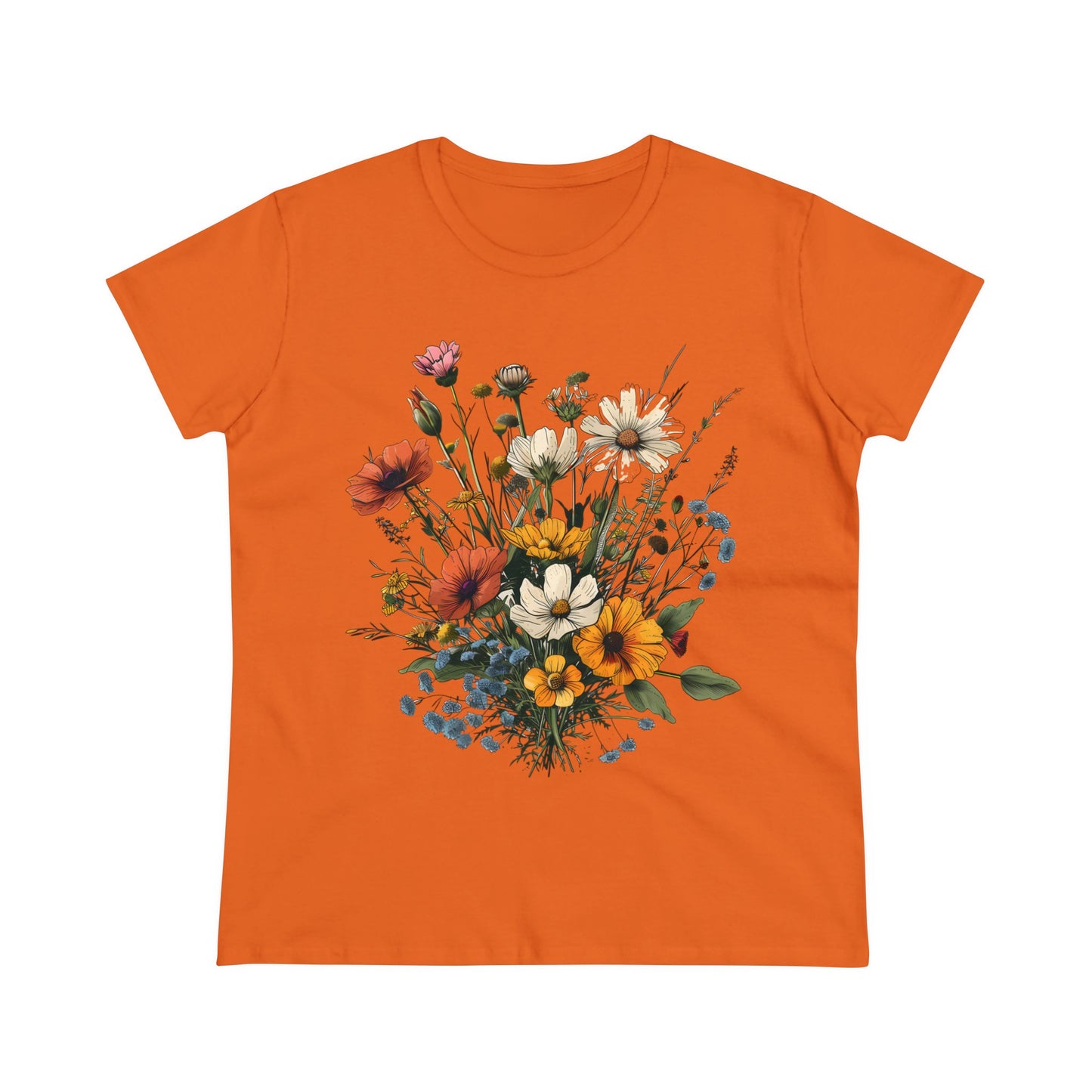 Wildflowers - Women's Midweight Cotton Tee