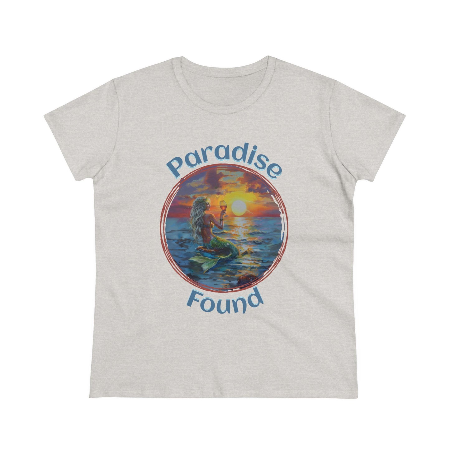 Paradise Found - Women's Midweight Cotton Tee