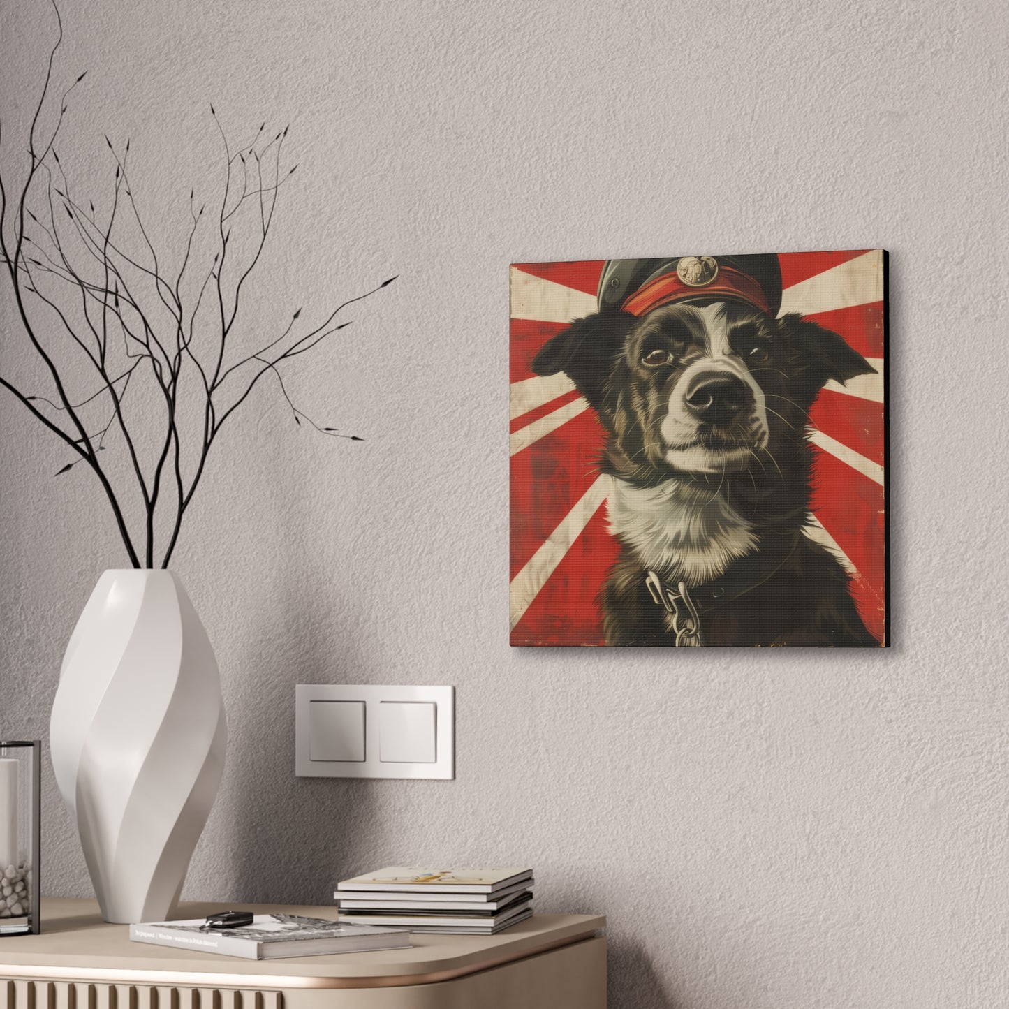 Comrade Canine - Canvas Stretched, 0.75"