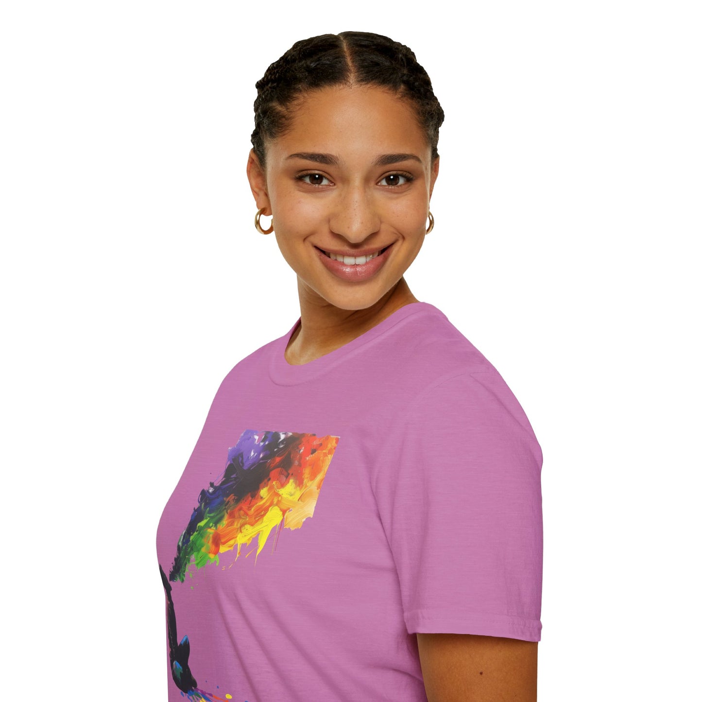 Rainbow Breath - Unisex Softstyle T-Shirt