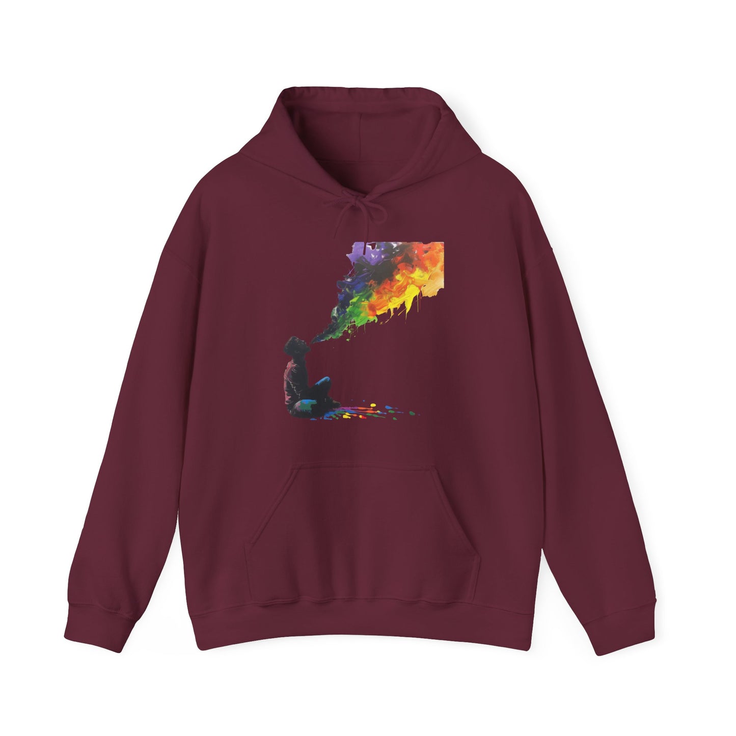 Rainbow Breath - Unisex Heavy Blend™ Hooded Sweatshirt