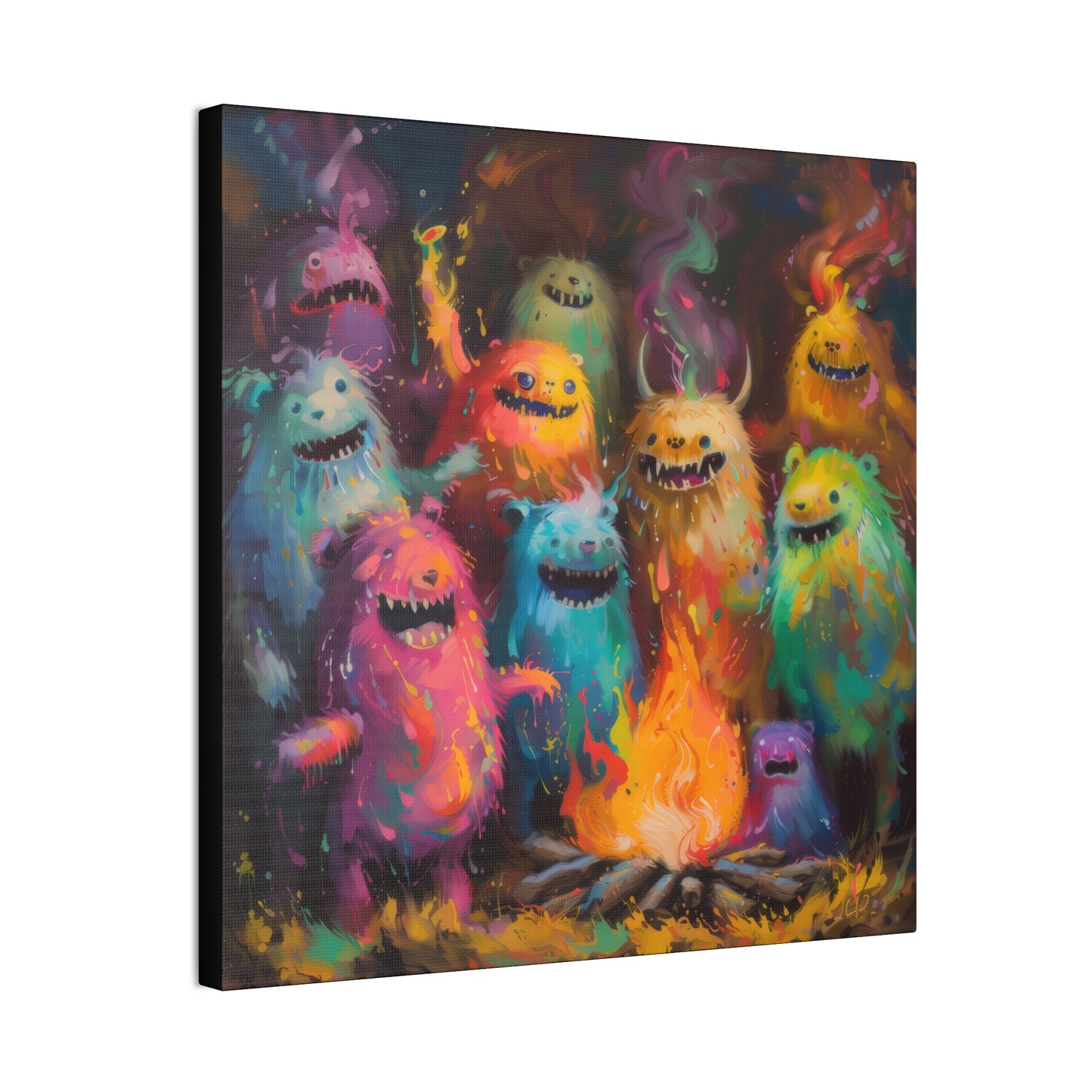 Monsters - Canvas Stretched, 0.75"