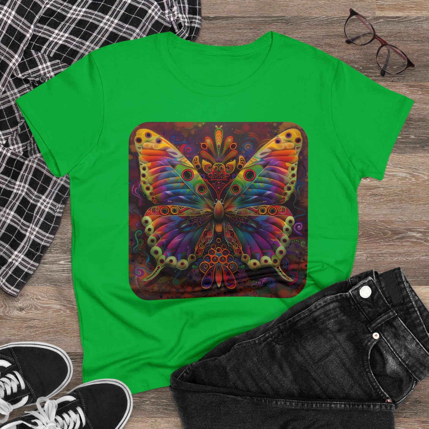 Butterfly - Women's Midweight Cotton Tee