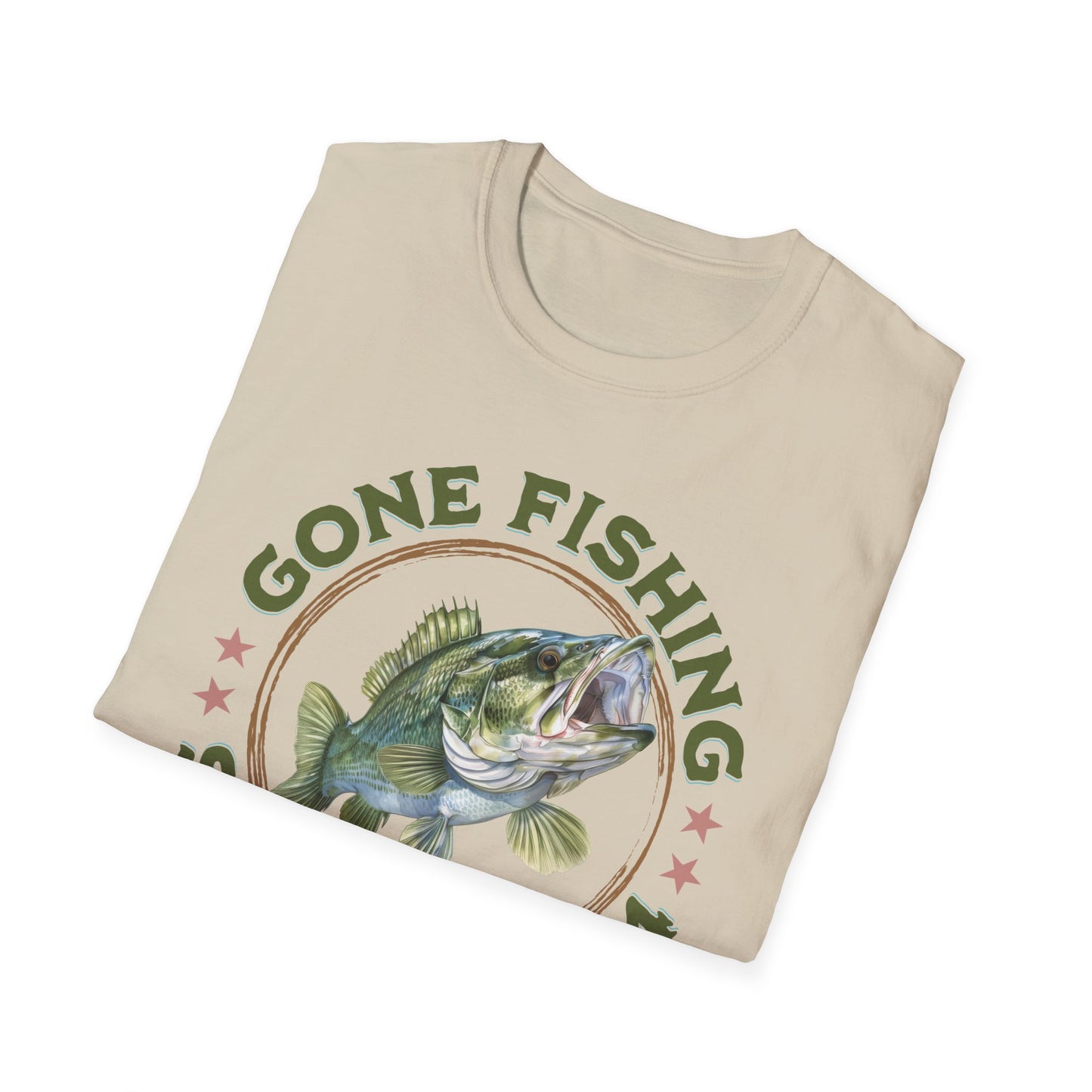 Gone Fishing - Unisex Softstyle T-Shirt