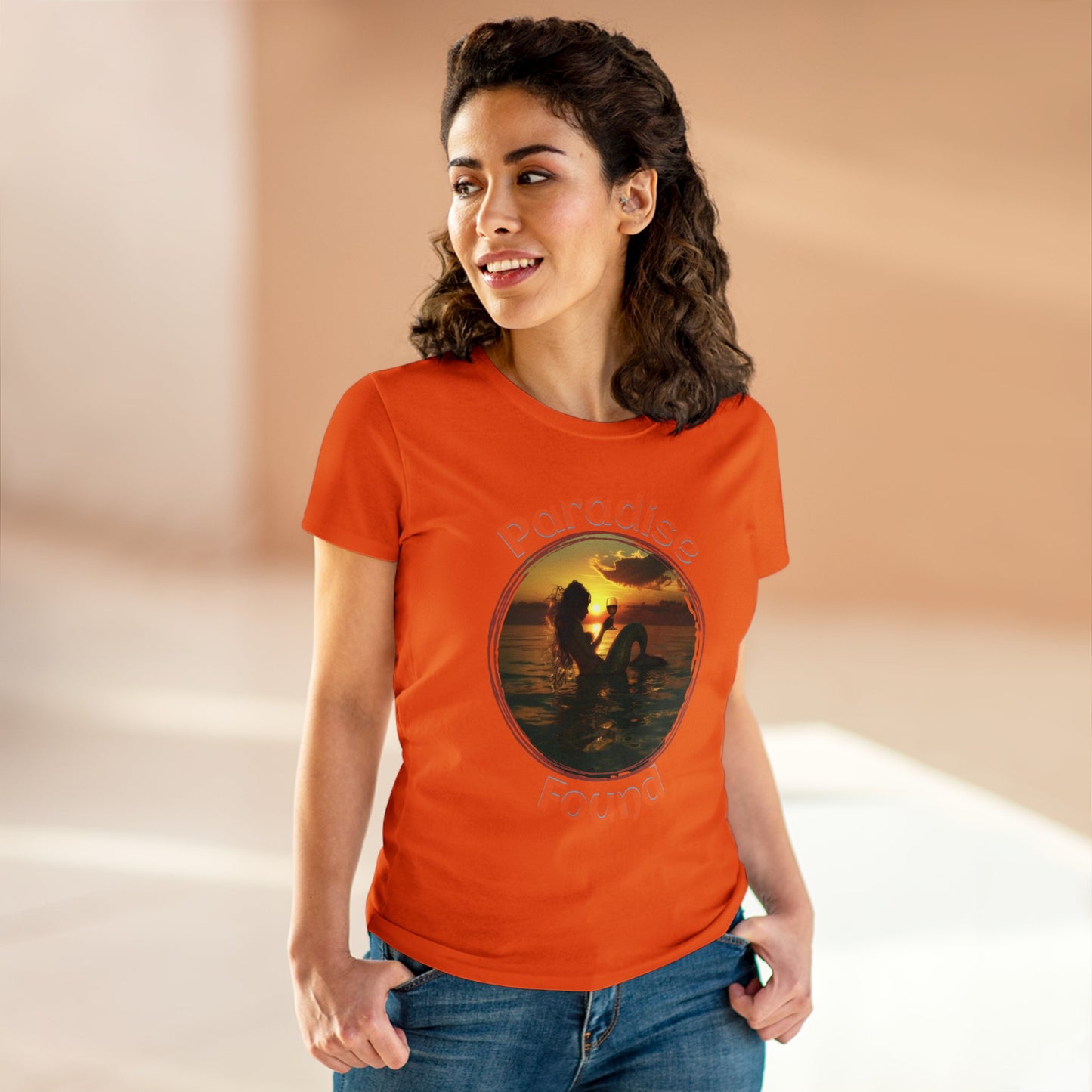 Paradise Found - Women's Midweight Cotton Tee