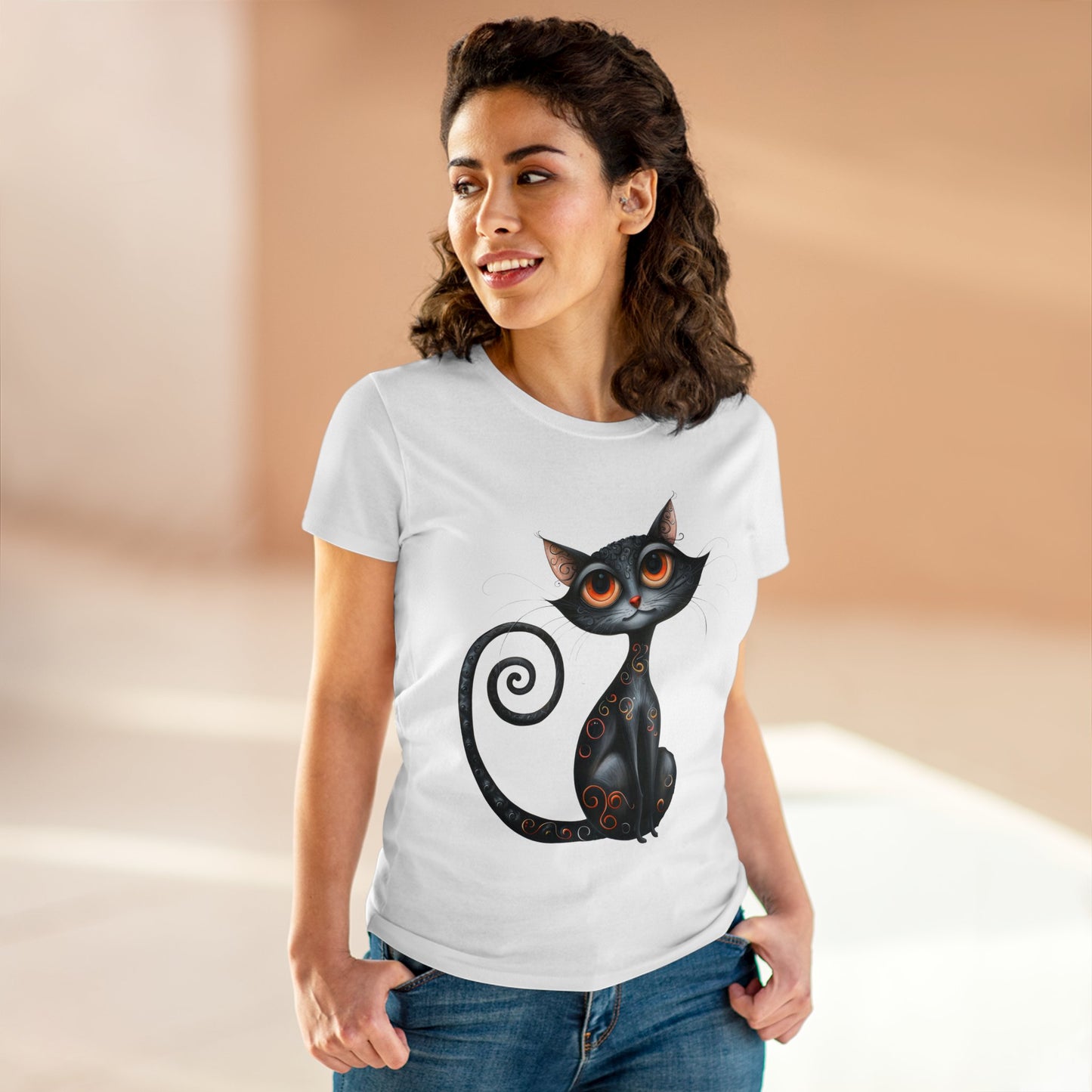 Pretty Kitty - Women's Midweight Cotton Tee