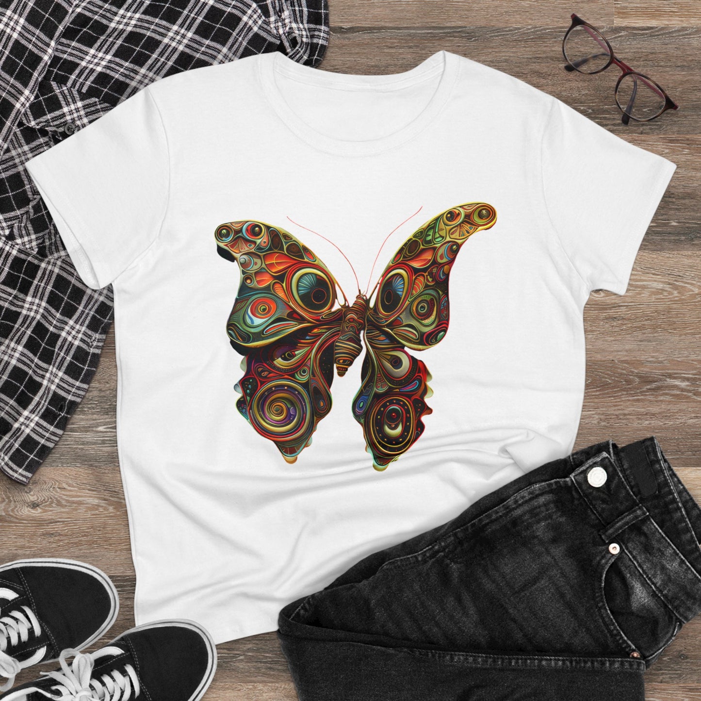 Butterfly - Women's Midweight Cotton Tee