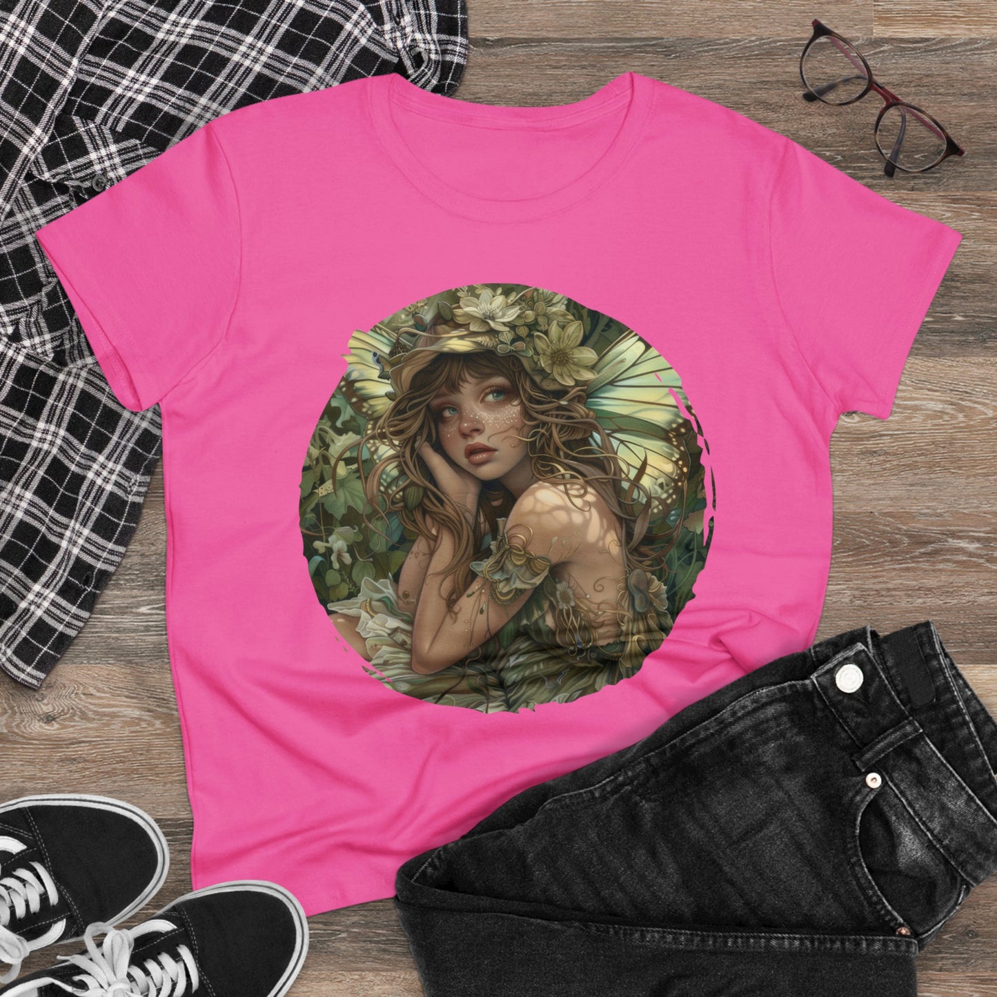 Fairy - Fantasy - Women's Midweight Cotton Tee