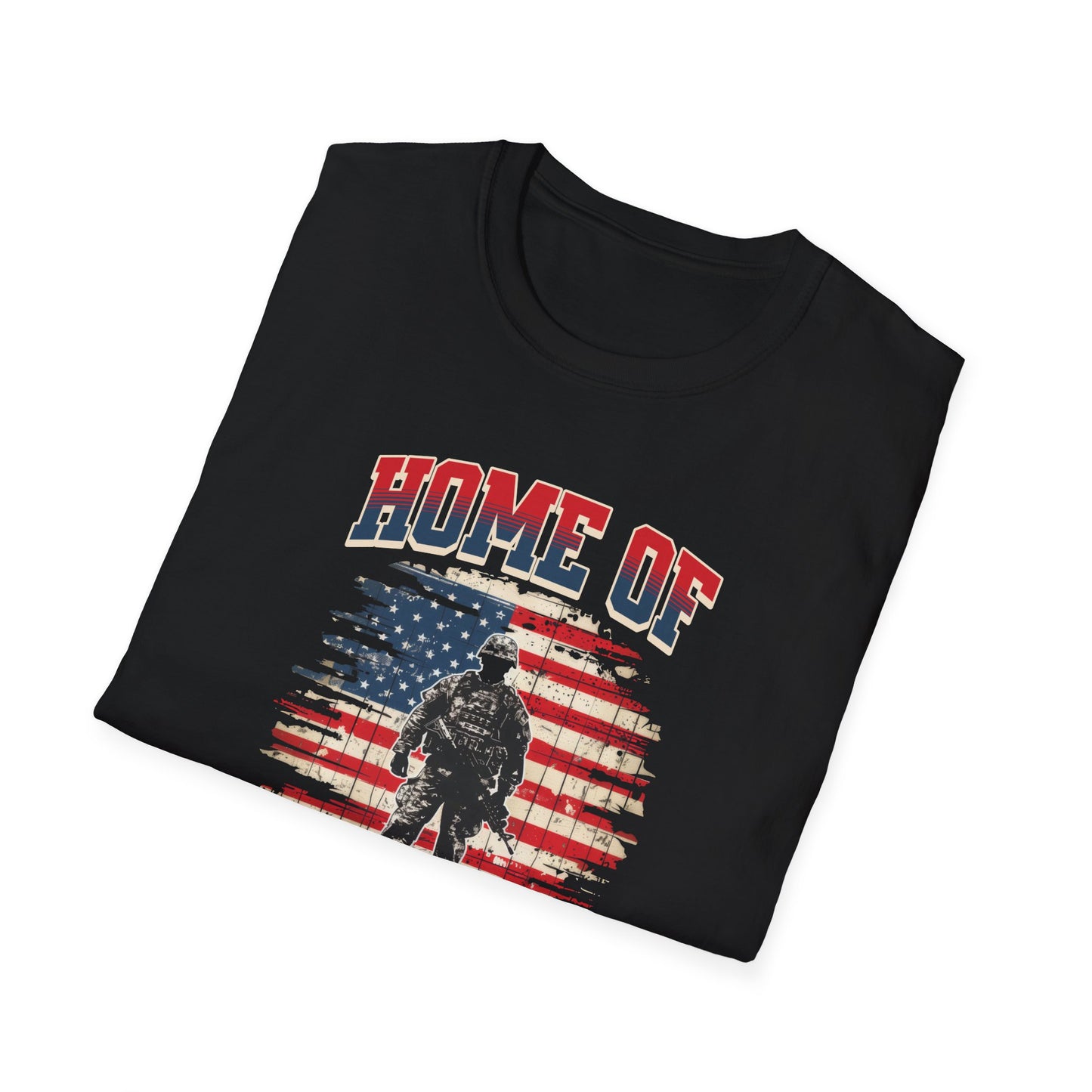 Home of the Brave - Unisex Softstyle T-Shirt