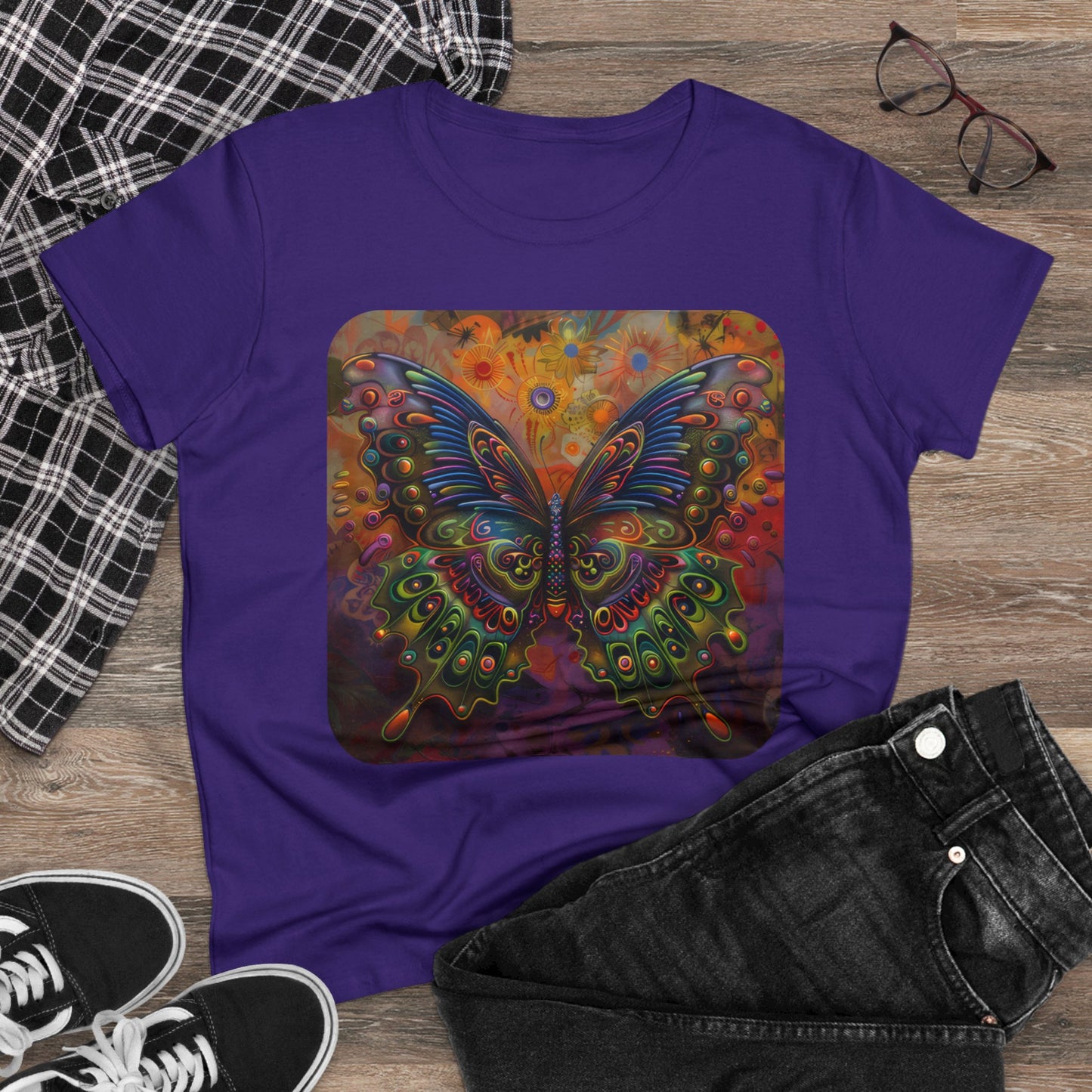 Butterfly - Women's Midweight Cotton Tee