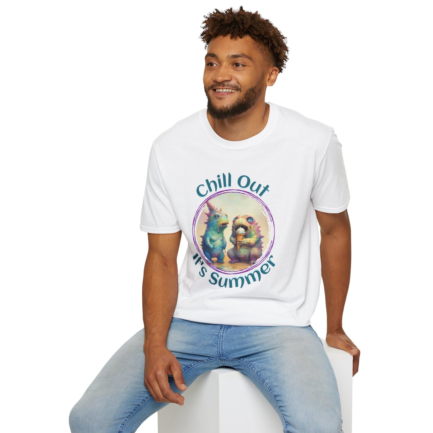 Chill Out, It's Summer - Unisex Softstyle T-Shirt