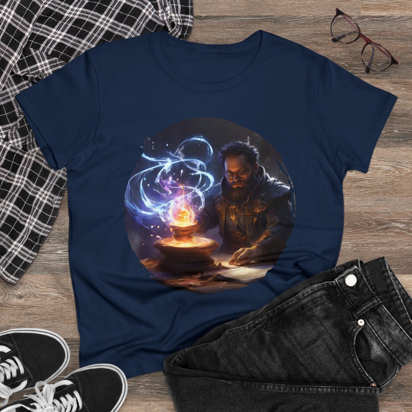 The Sorcerer - Fantasy - Women's Midweight Cotton Tee