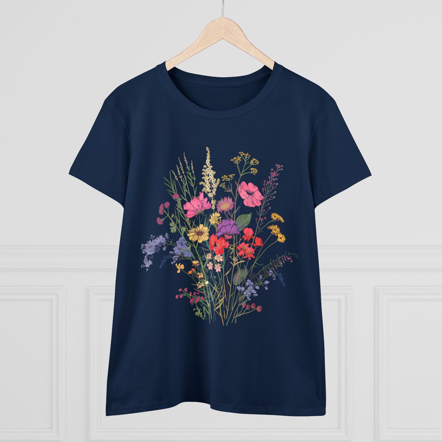 Wildflowers - Women's Midweight Cotton Tee