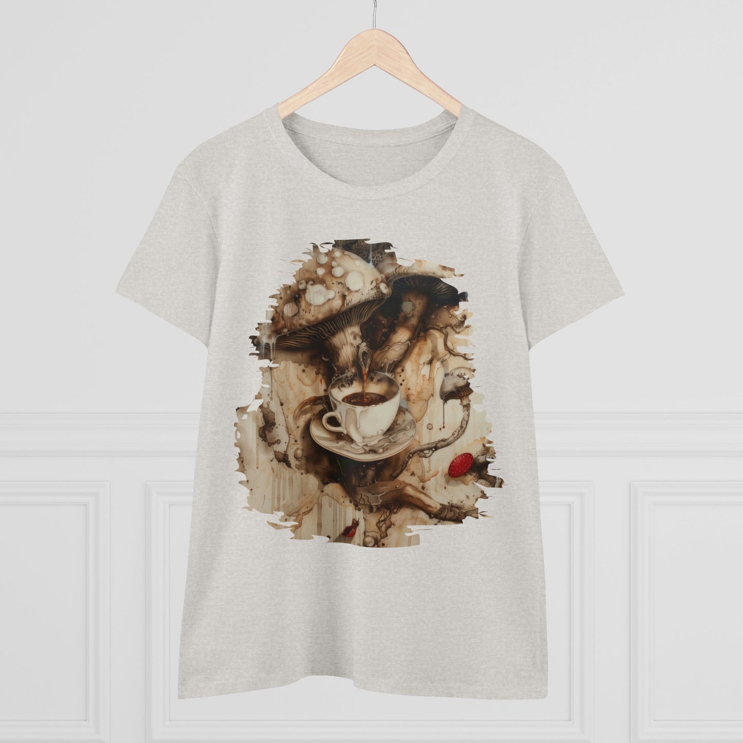 Organic Coffee - Women's Midweight Cotton Tee