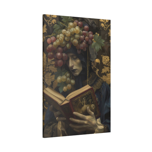 Solemn Book - Canvas Stretched, 0.75"