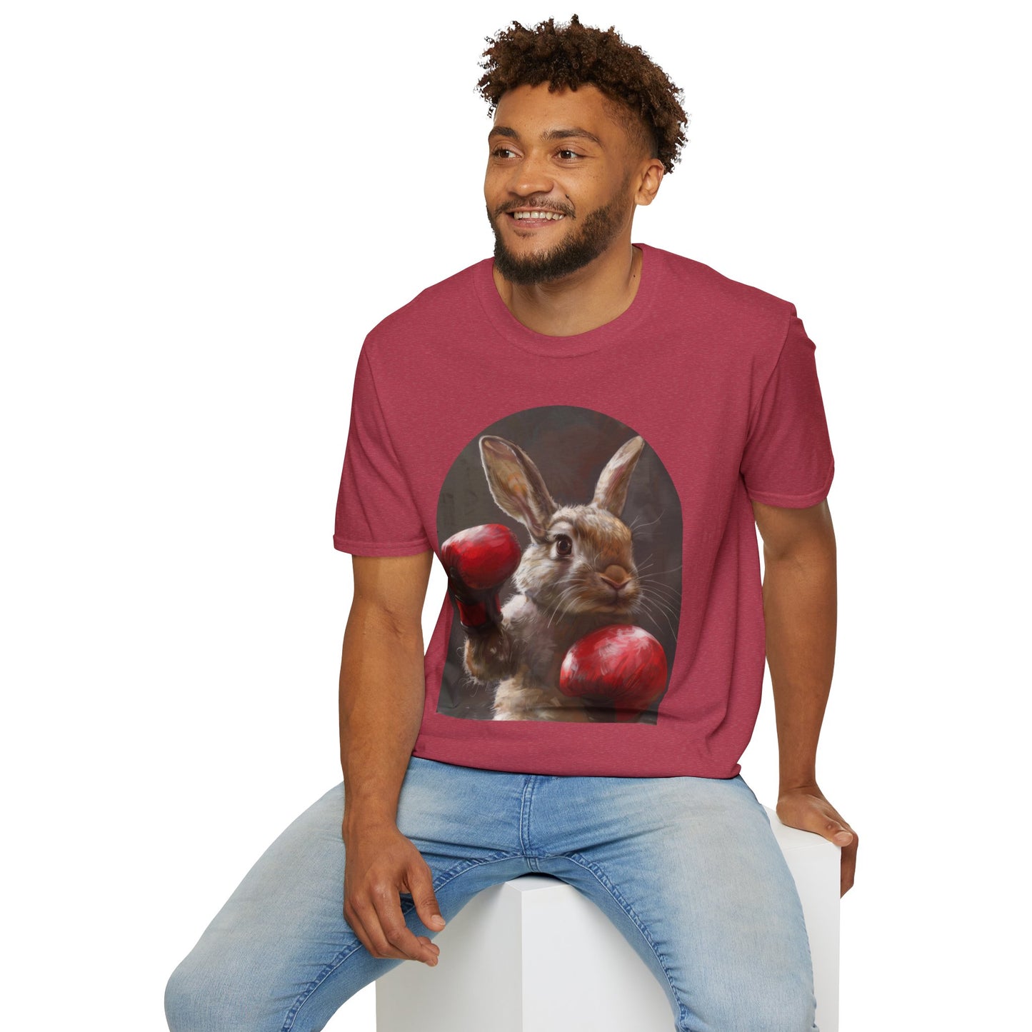 Boxing Bunny - Unisex Softstyle T-Shirt