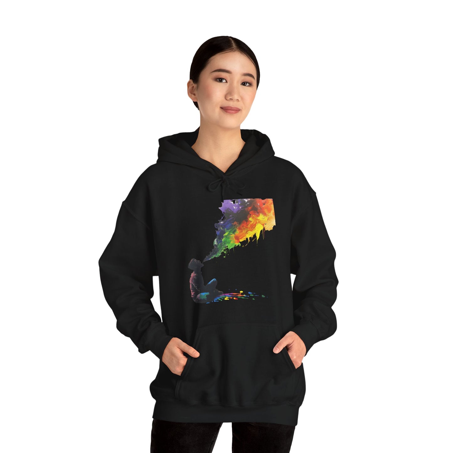 Rainbow Breath - Unisex Heavy Blend™ Hooded Sweatshirt