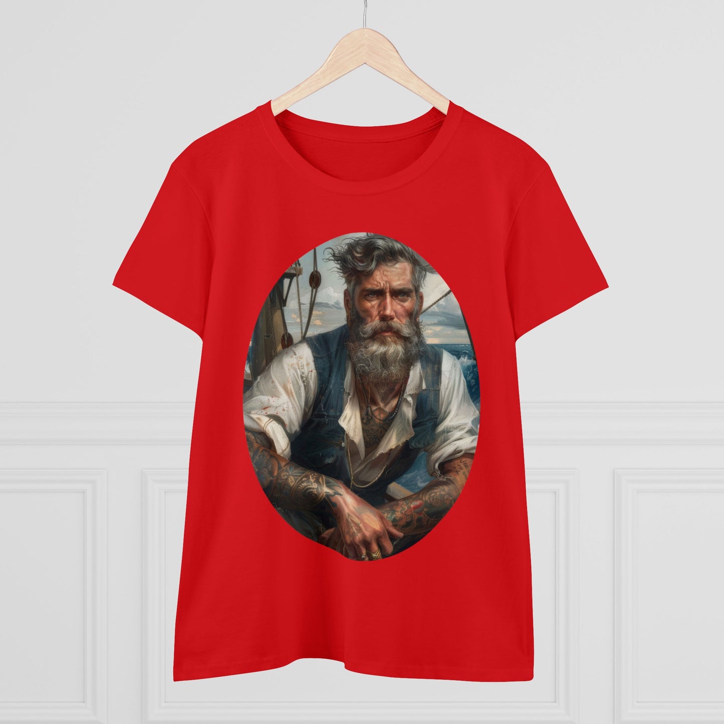 The Sailor - Fantasy - Women's Midweight Cotton Tee