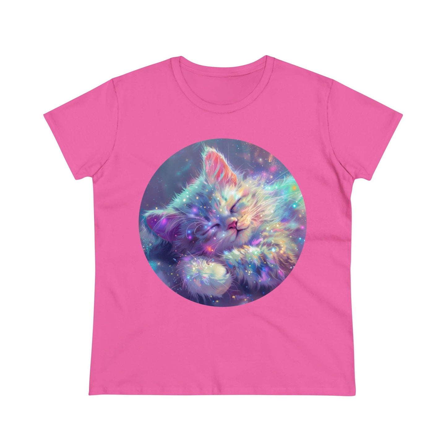 Sparkle Kitty - Women's Midweight Cotton Tee