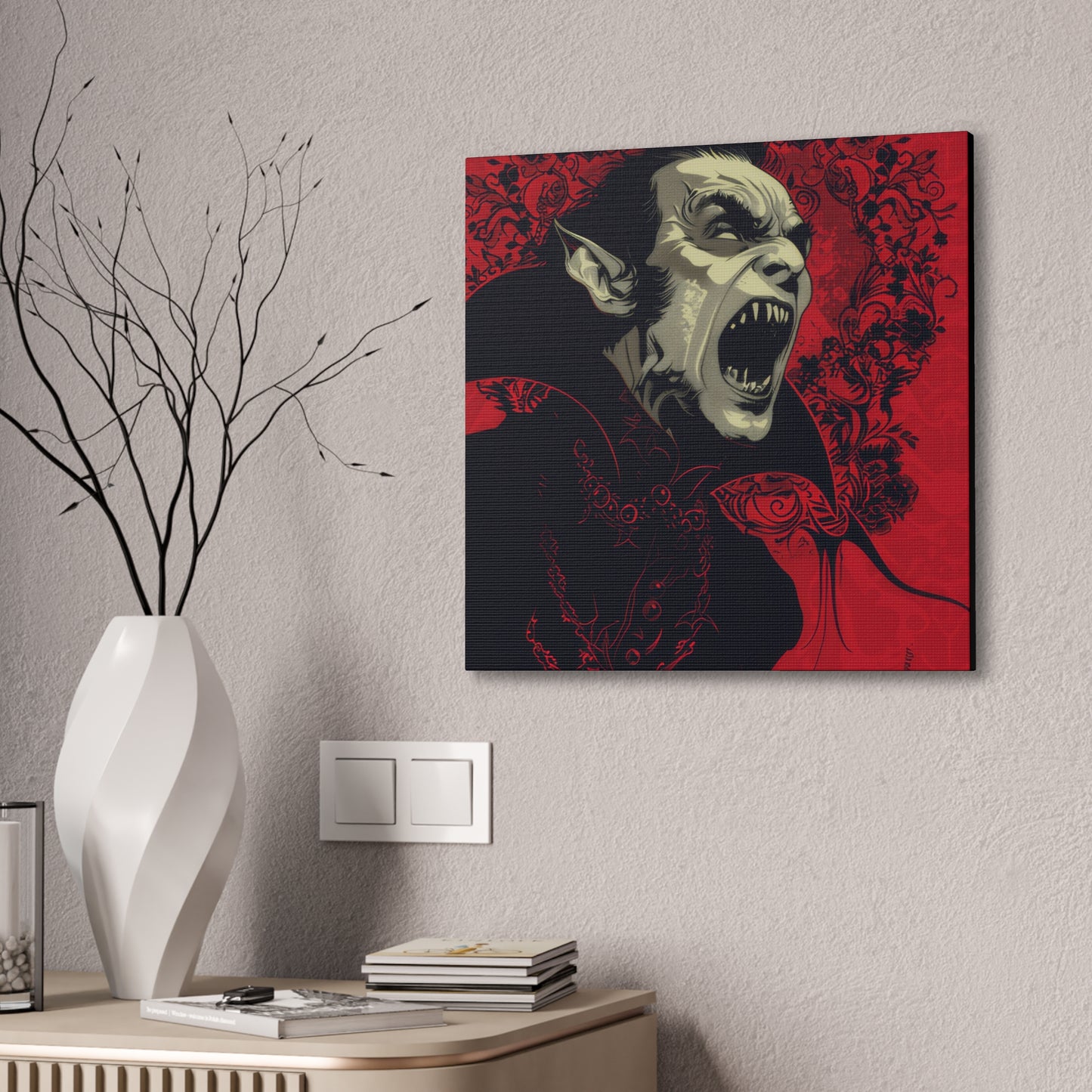 Vampire - Canvas Stretched, 0.75"