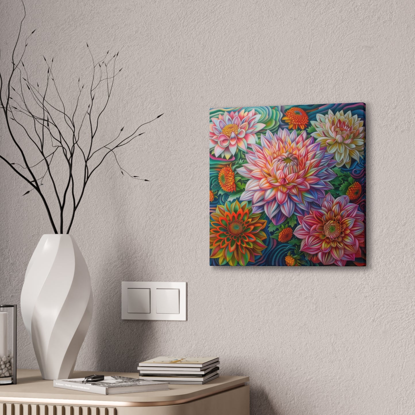 Flowers - Canvas Stretched, 0.75"