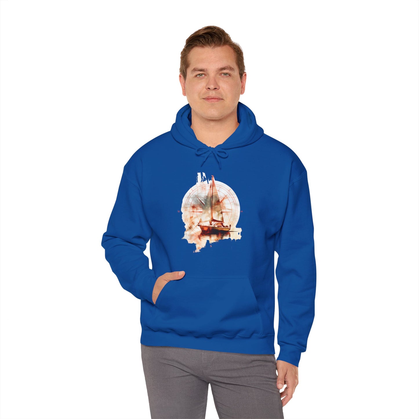 Sailing - Unisex Heavy Blend™ Hooded Sweatshirt