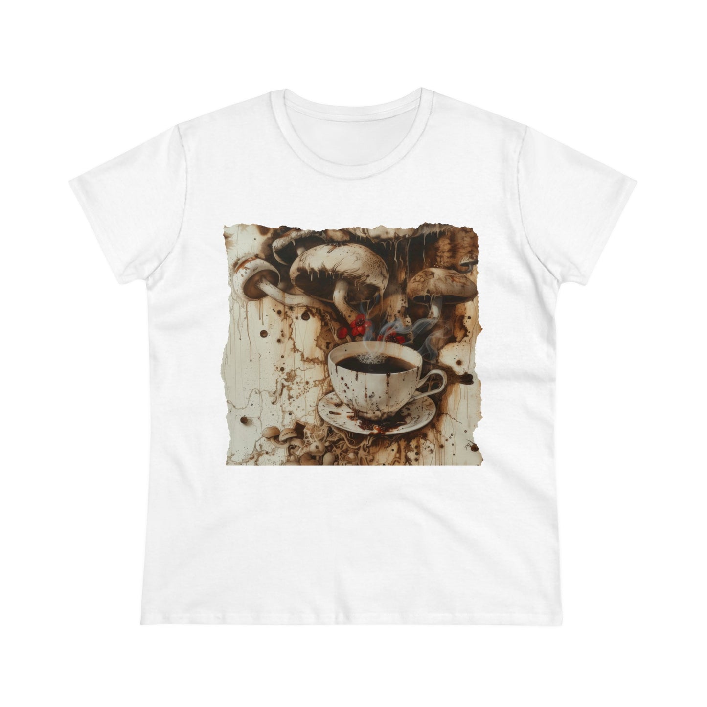 Organic Coffee - Women's Midweight Cotton Tee