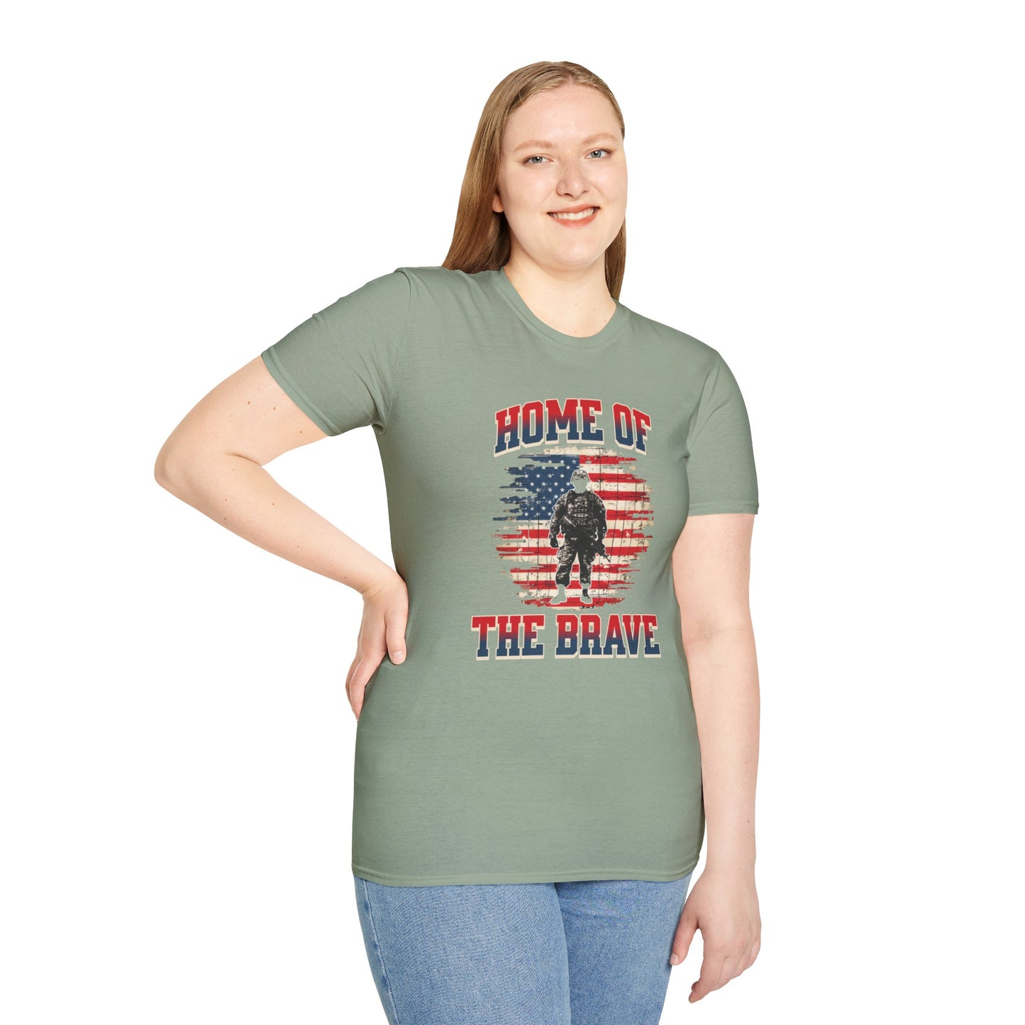 Home of the Brave - Unisex Softstyle T-Shirt