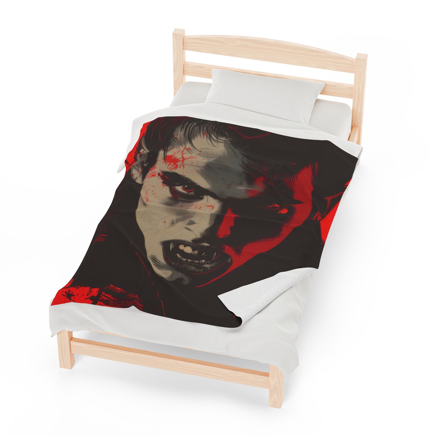 Vampire - Velveteen Plush Blanket