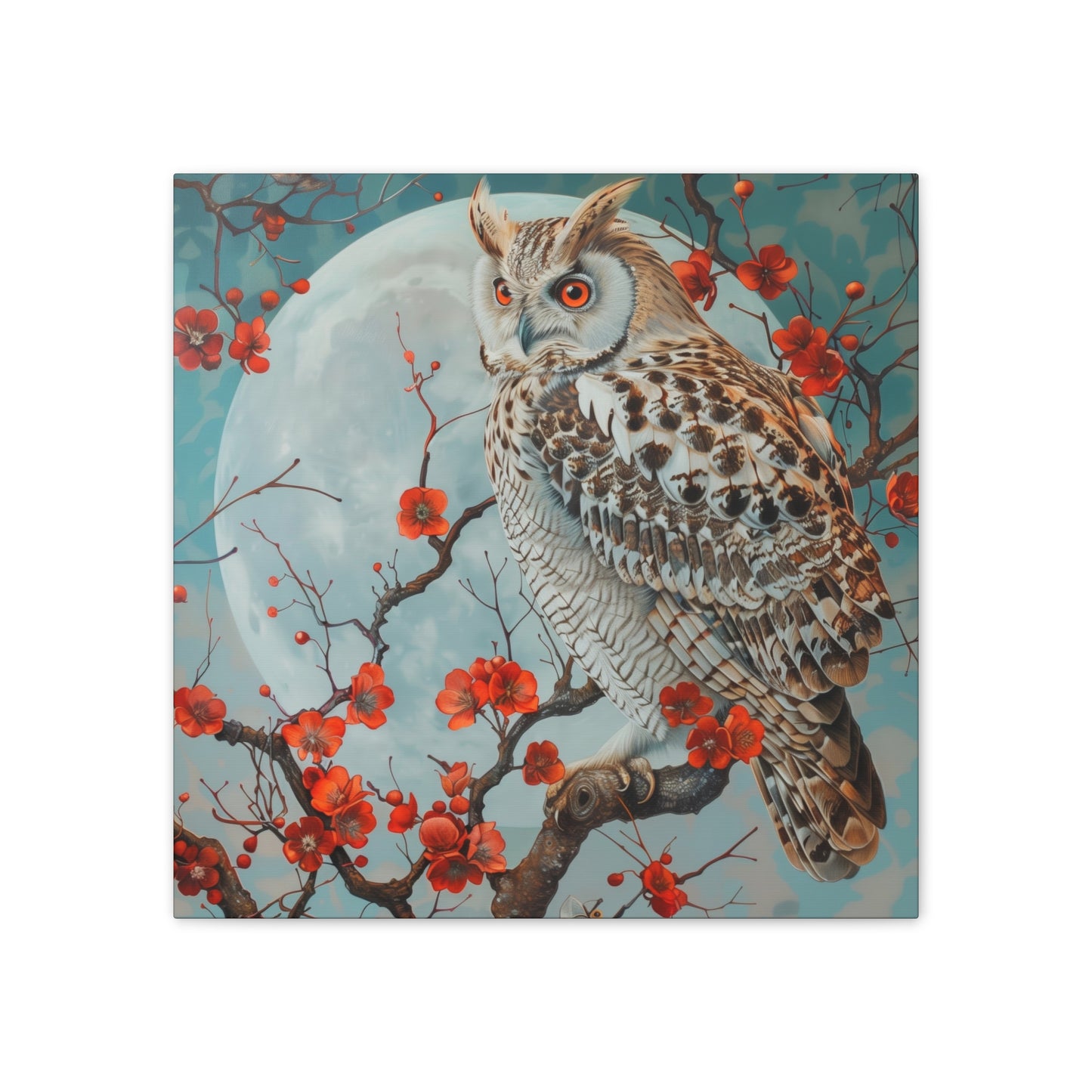 Owl  - Canvas Stretched, 0.75"