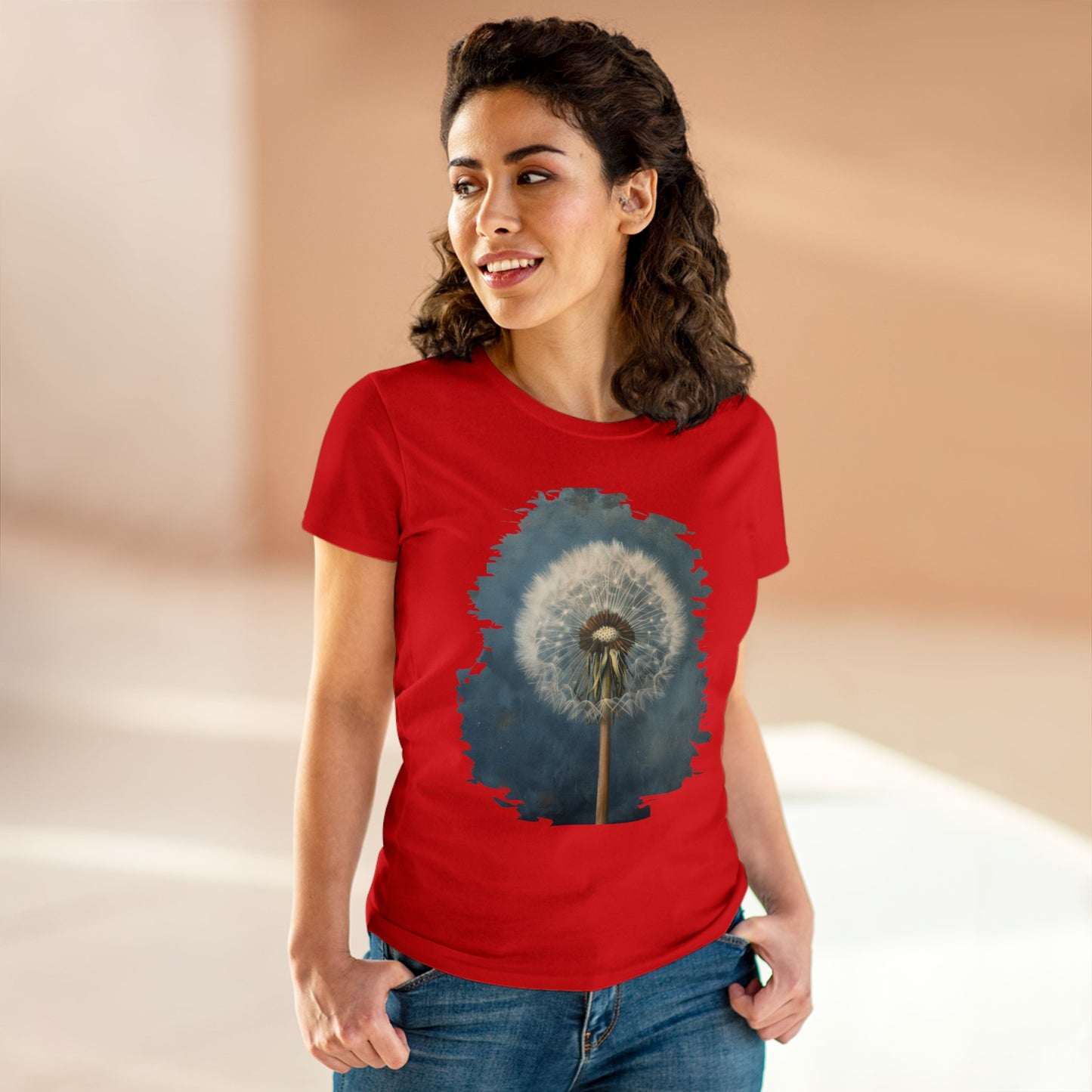 Dandelion - Flowers - Women's Midweight Cotton Tee