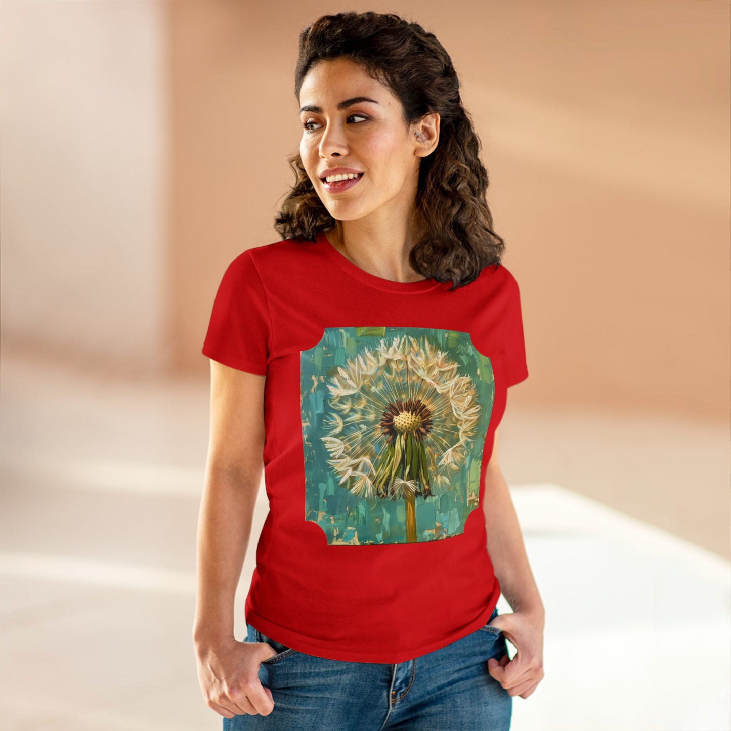 Dandelion - Flowers - Women's Midweight Cotton Tee