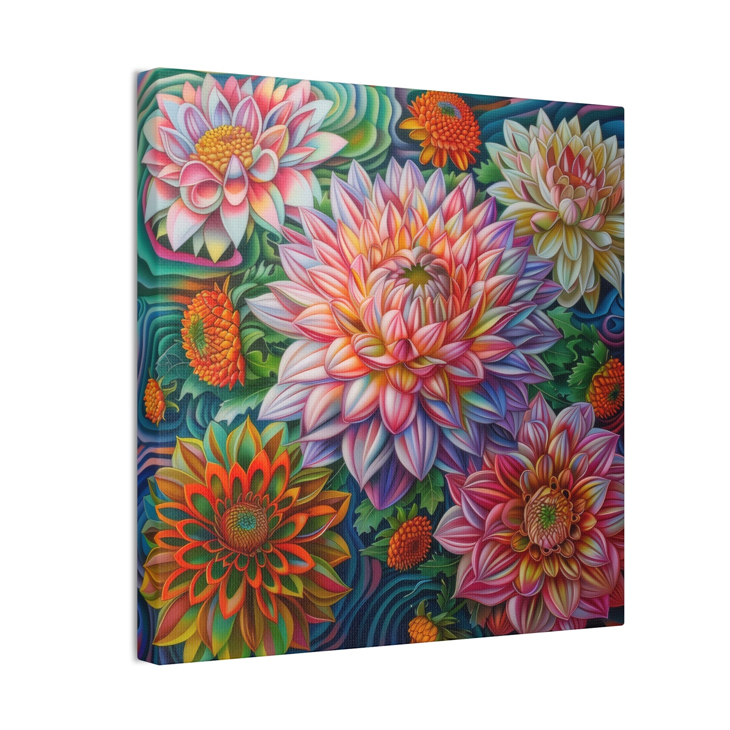 Flowers - Canvas Stretched, 0.75"