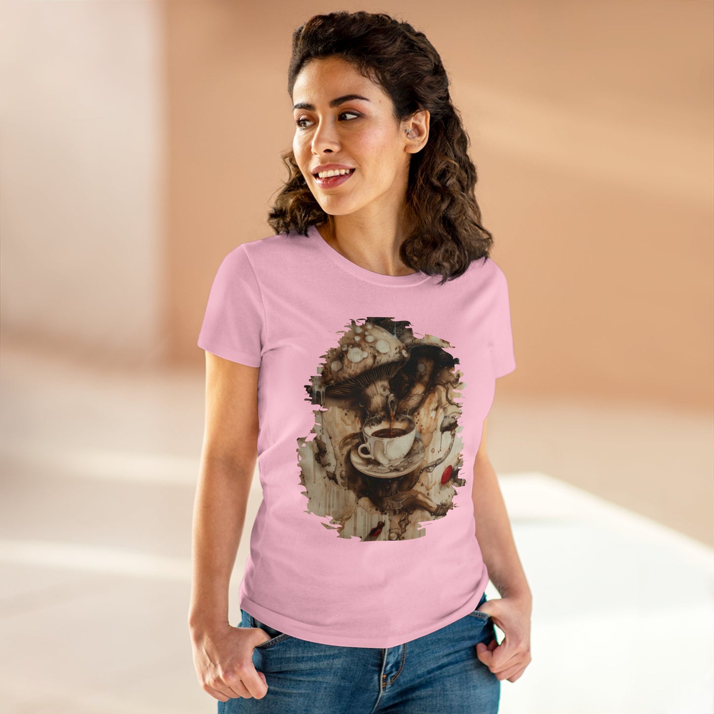 Organic Coffee - Women's Midweight Cotton Tee