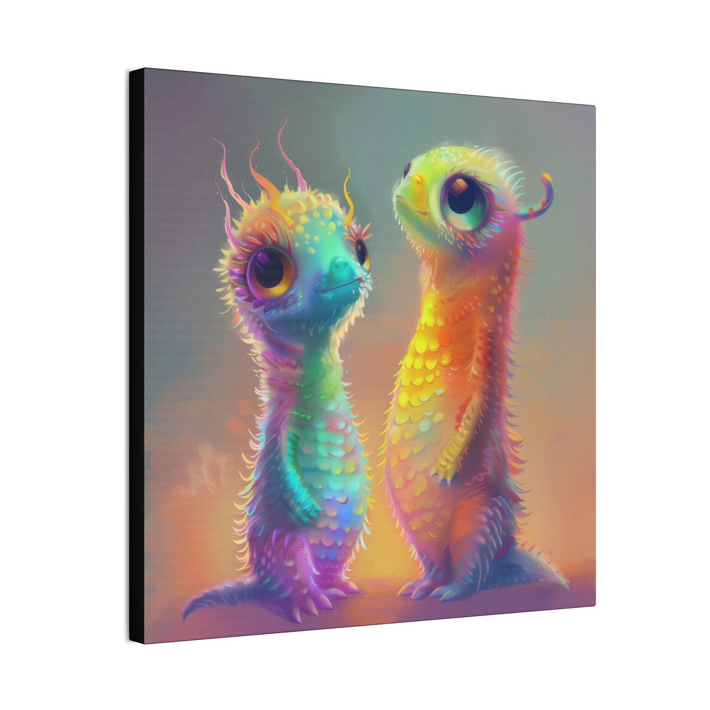 Iridescent Creatures - Canvas Stretched, 0.75"