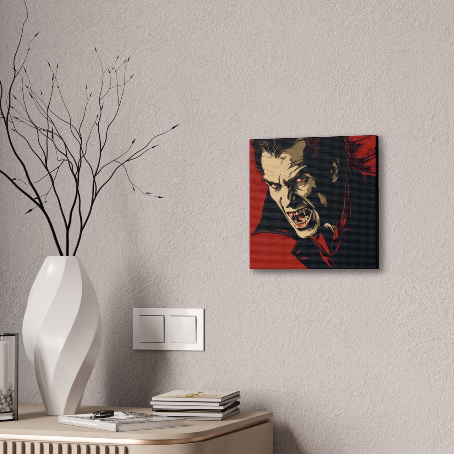 Vampire - Canvas Stretched, 0.75"