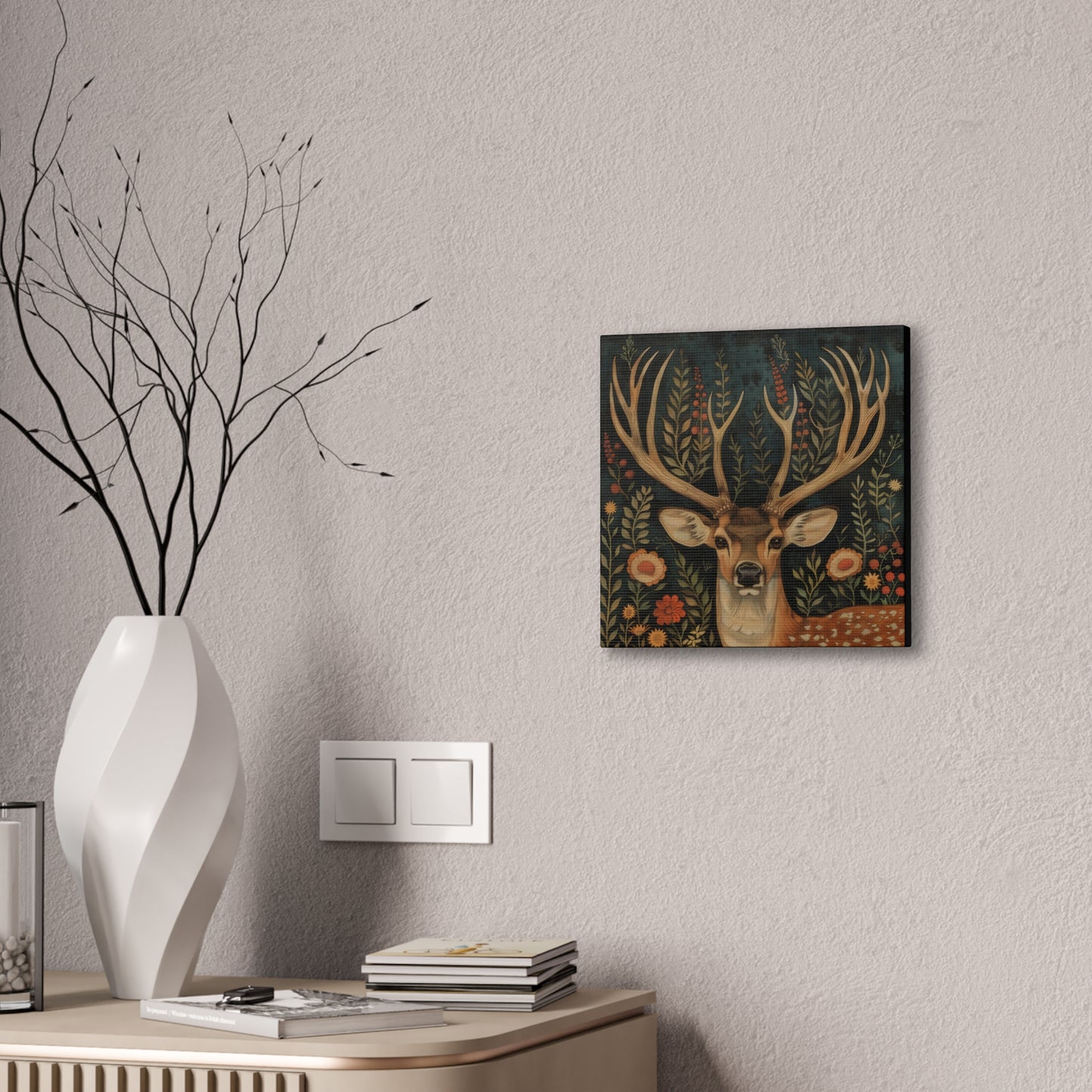 Deer - Canvas Stretched, 0.75"