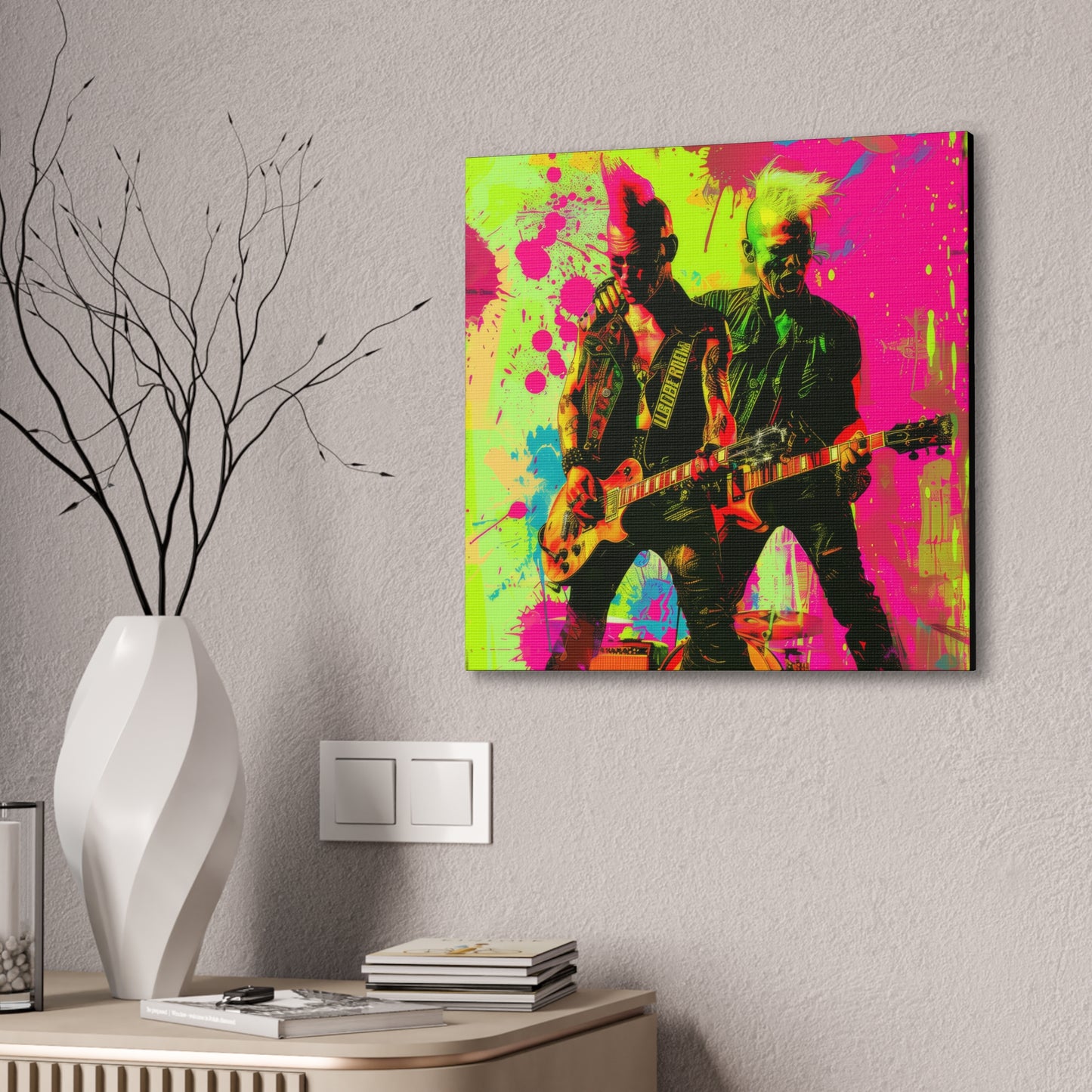 Punk Rockers - Canvas Stretched, 0.75"