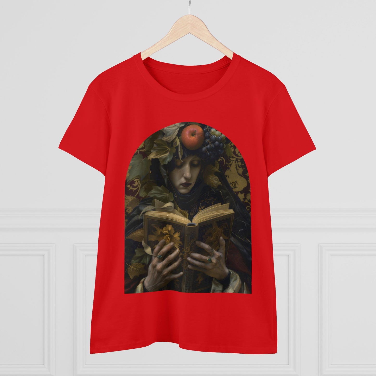 Solemn Reading - Fantasy - Women's Midweight Cotton Tee