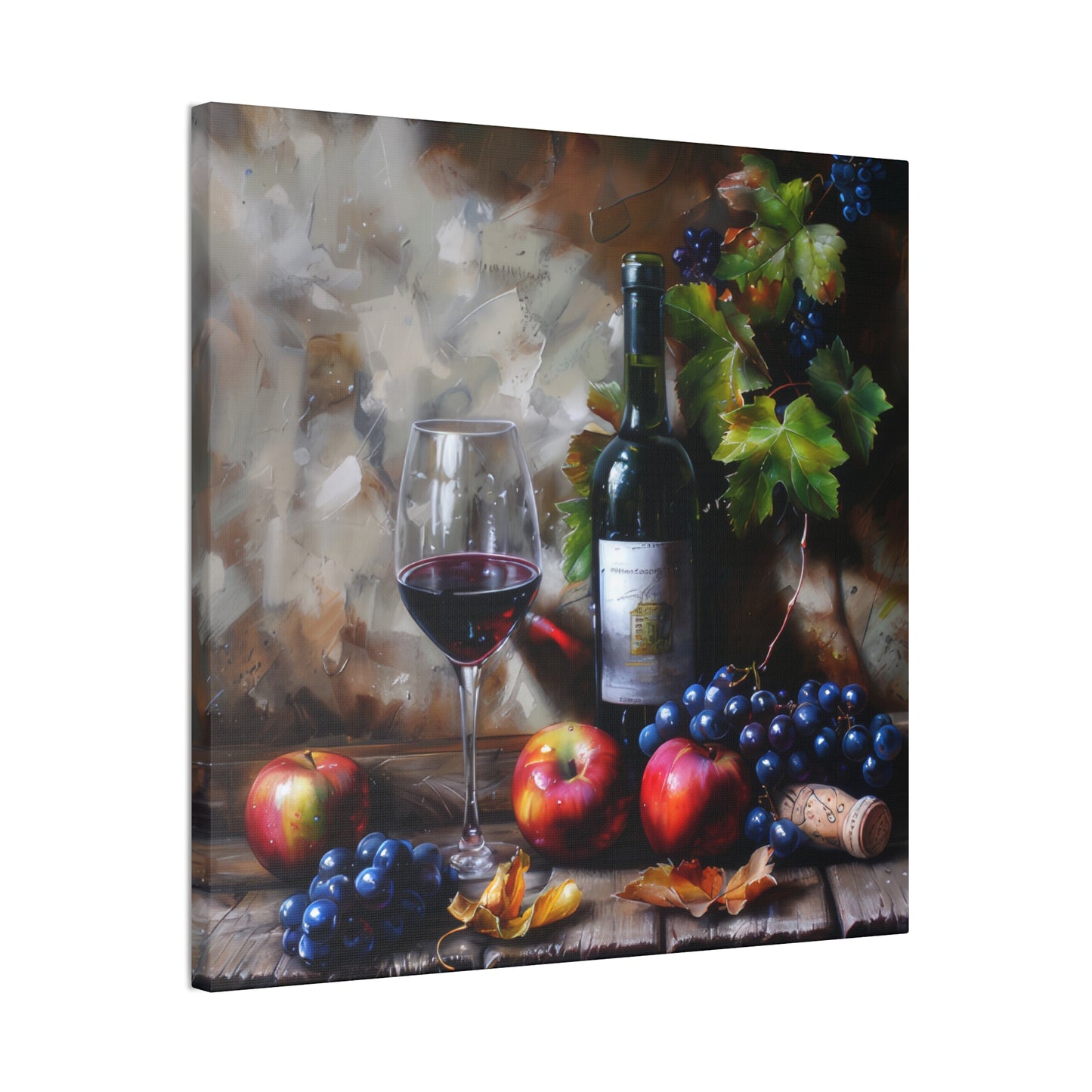 Wine - Canvas Stretched, 0.75"