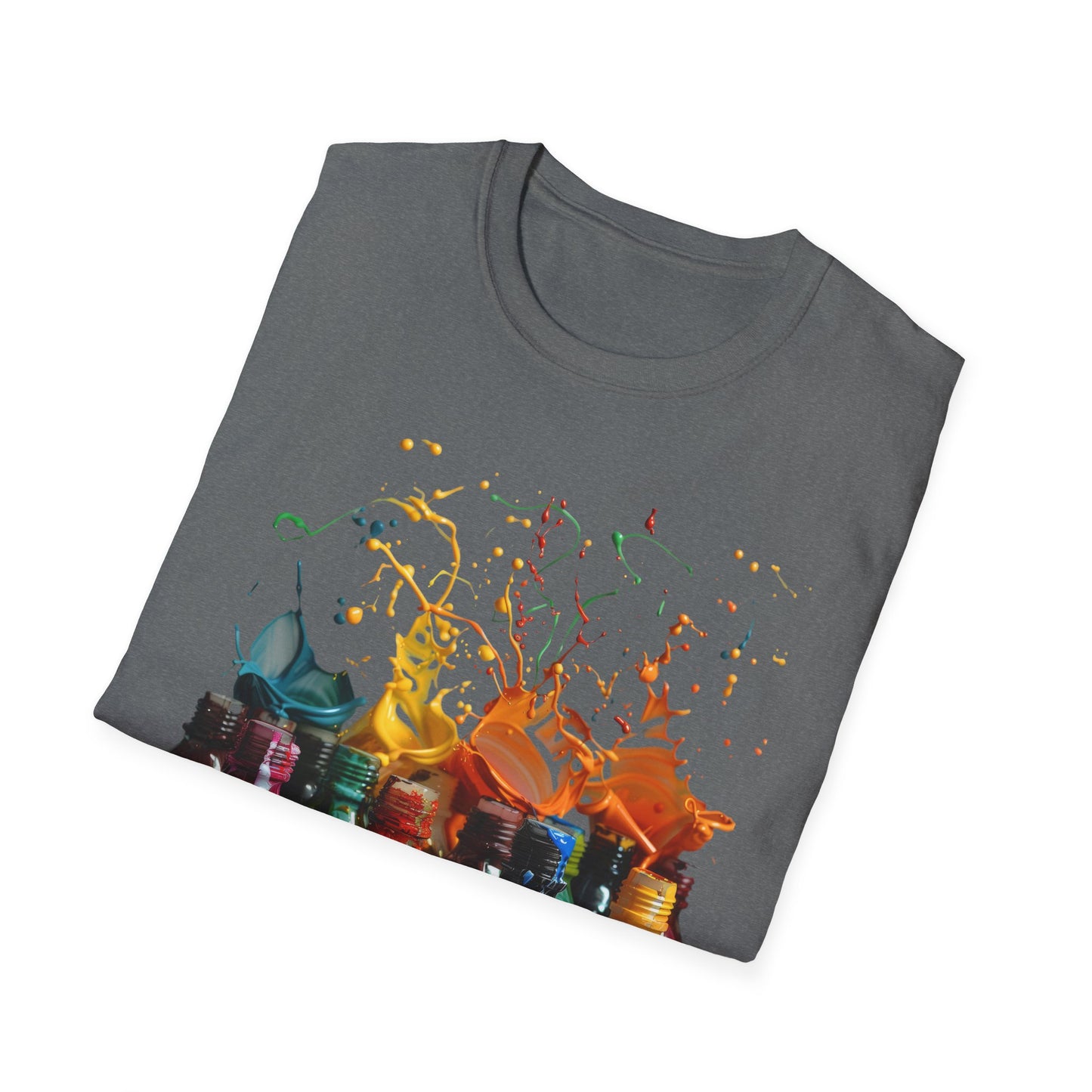 Paint Spill - Unisex Softstyle T-Shirt