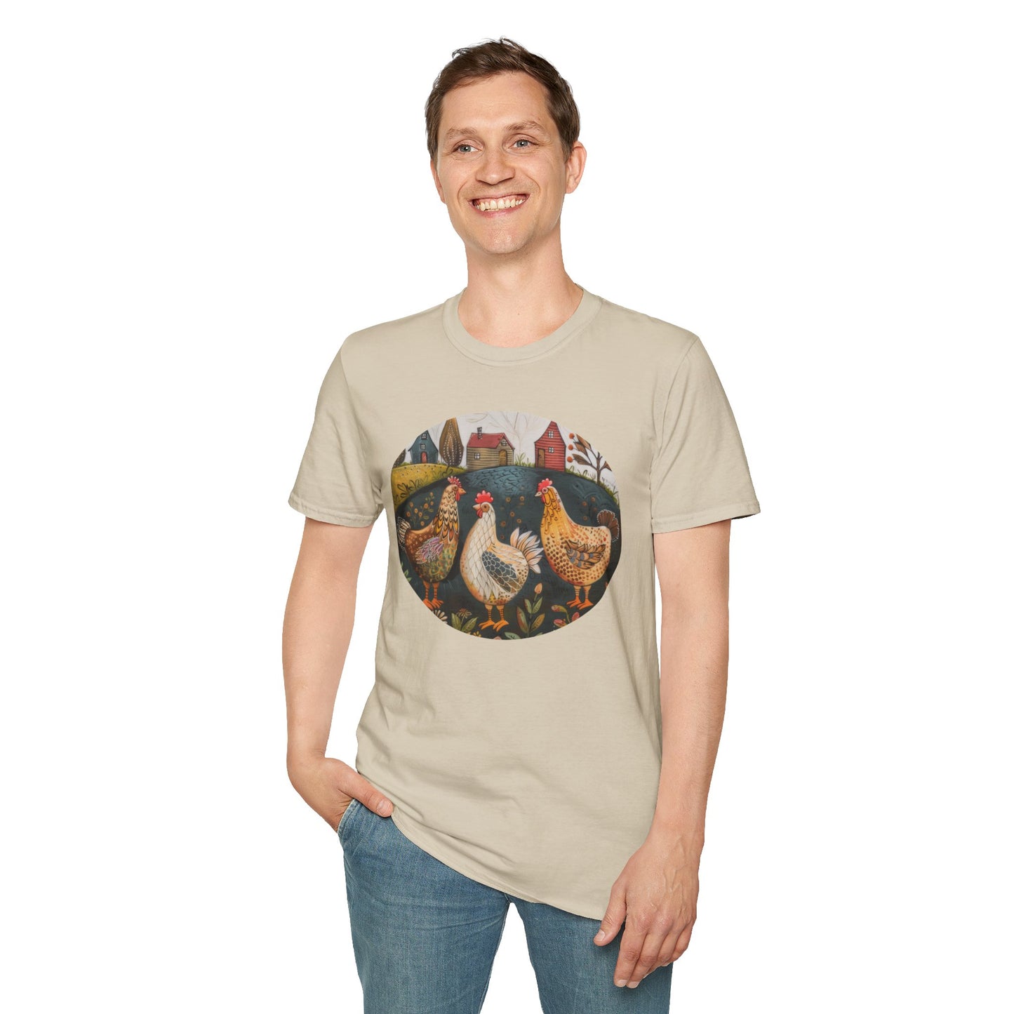 Chickens - Unisex Softstyle T-Shirt